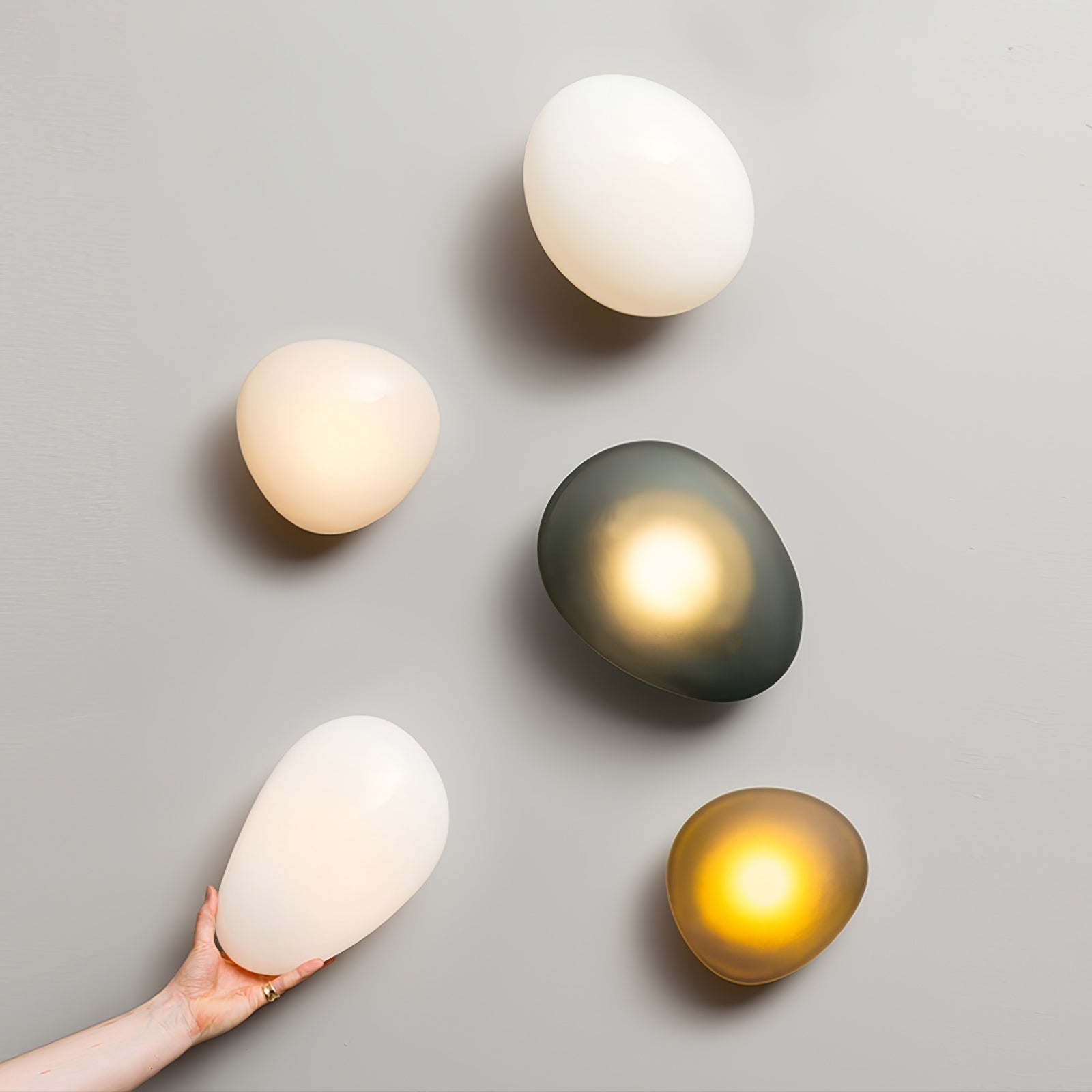 Eirinina Wall Lamp Bubble Glass