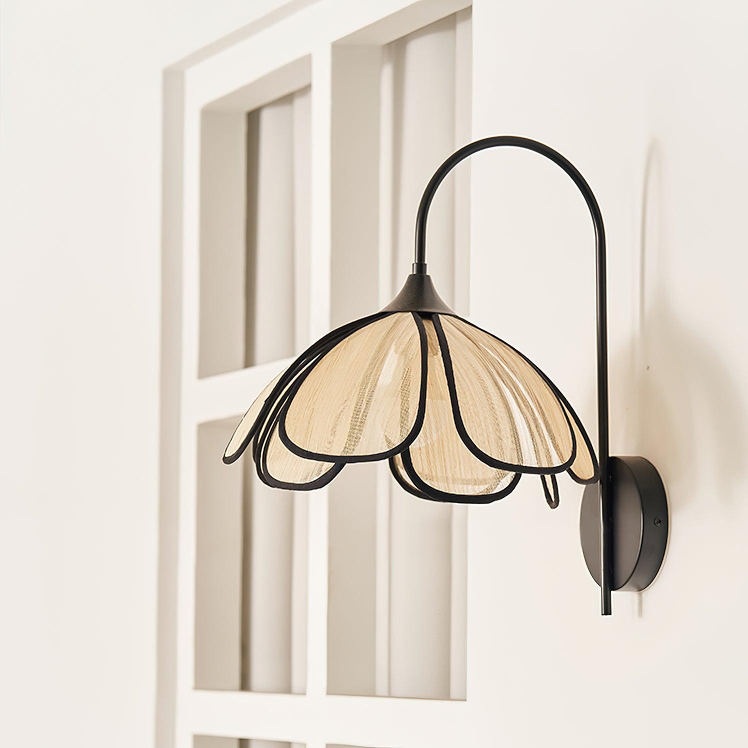 Ivsiliel Natural Burnt Petal Wall Lamp