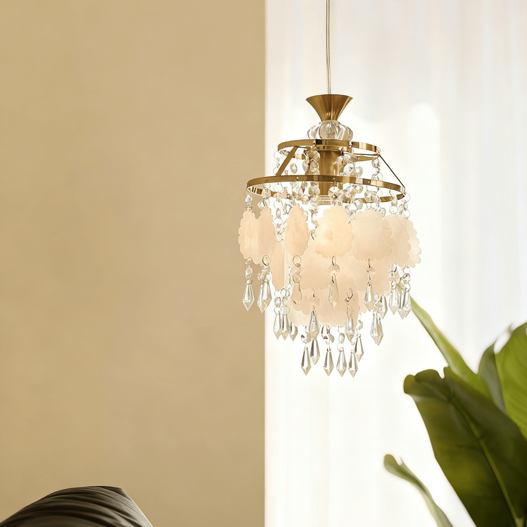 Quenby Butterfly Crystal Pendant Light