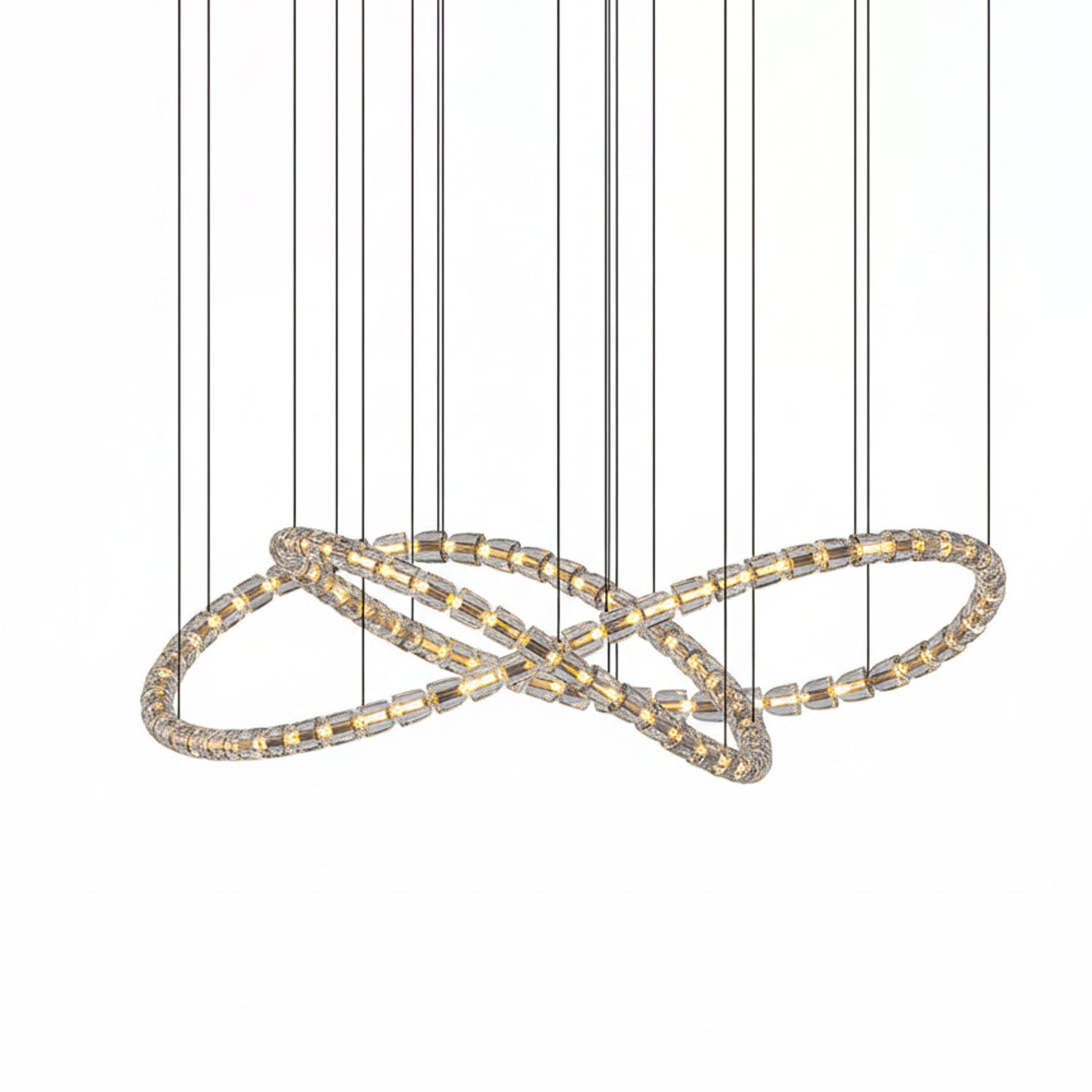 Nexus Gold Crystal Chandelier