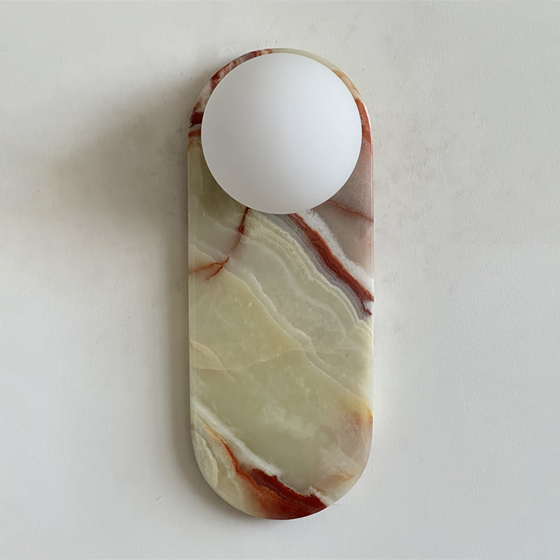 Idoraris Modern Minimalist Cyan Jade Sconce Wall Lamp - Neutral Decor
