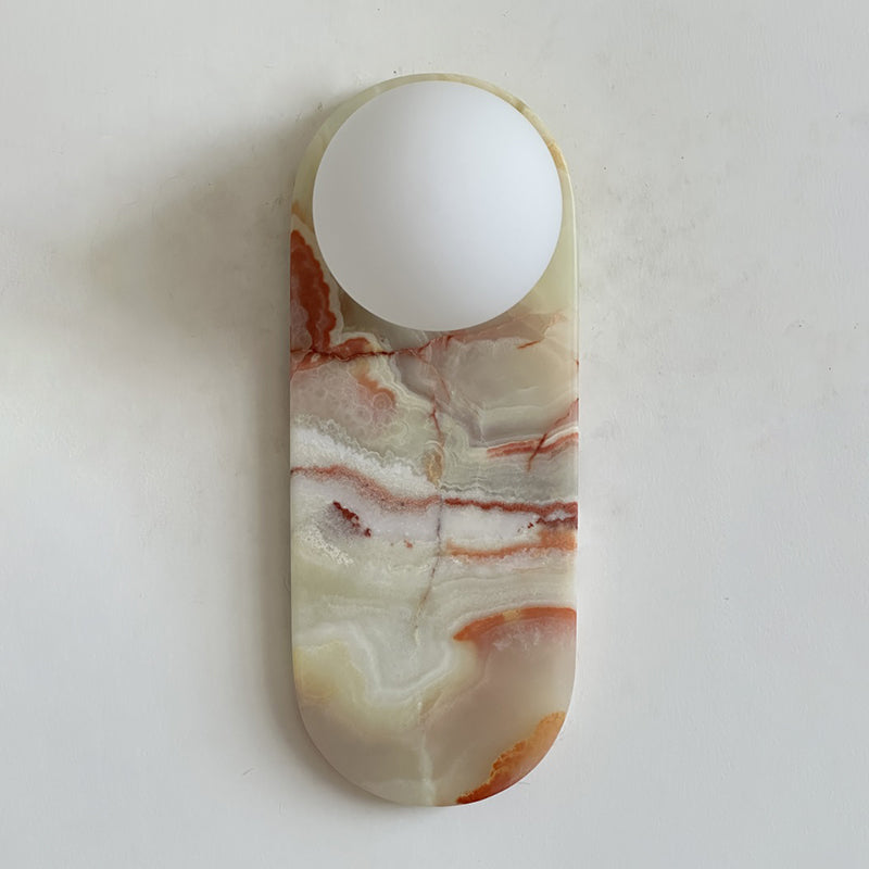 Idoraris Modern Minimalist Cyan Jade Sconce Wall Lamp