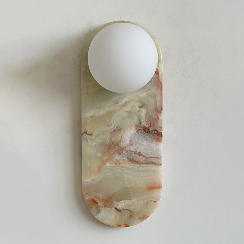Idoraris Modern Minimalist Cyan Jade Sconce Wall Lamp - Neutral Decor