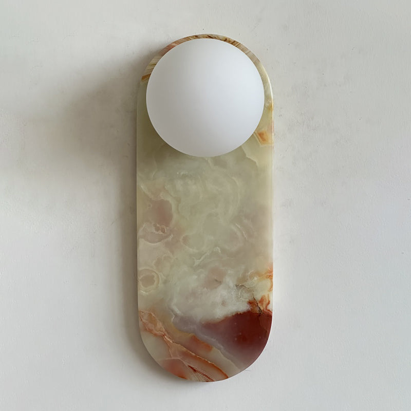 Idoraris Modern Minimalist Cyan Jade Sconce Wall Lamp - Neutral Decor
