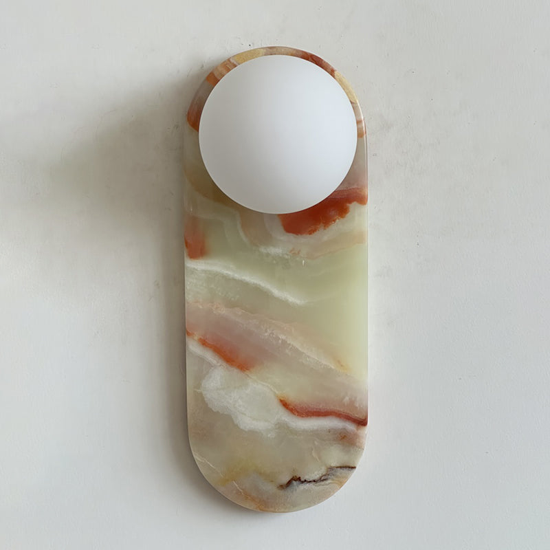 Idoraris Modern Minimalist Cyan Jade Sconce Wall Lamp - Neutral Decor