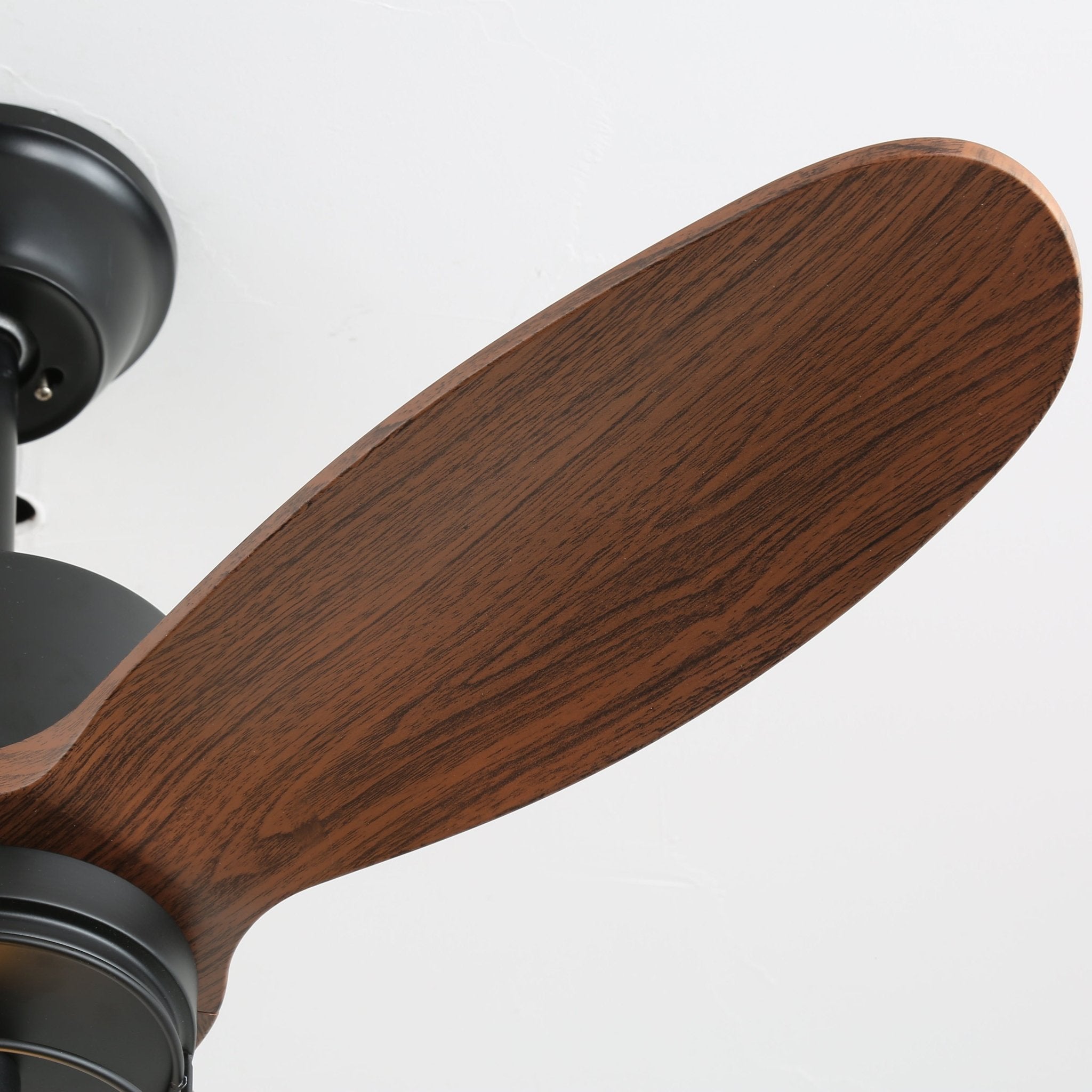 Brisora Industrial Wood Ceiling Fan Light