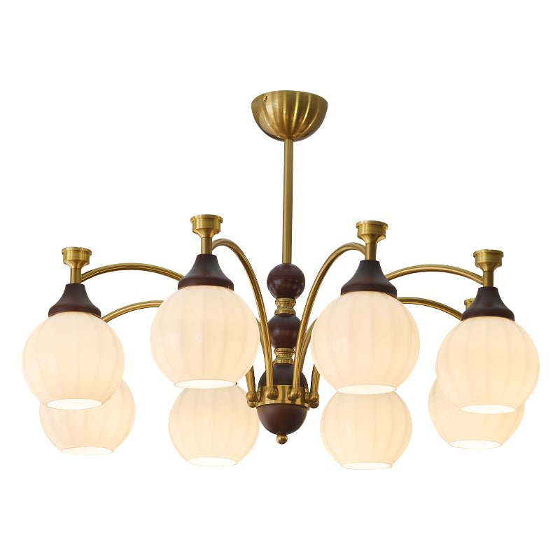 Illoros Traditional Elegance Wood Chandelier