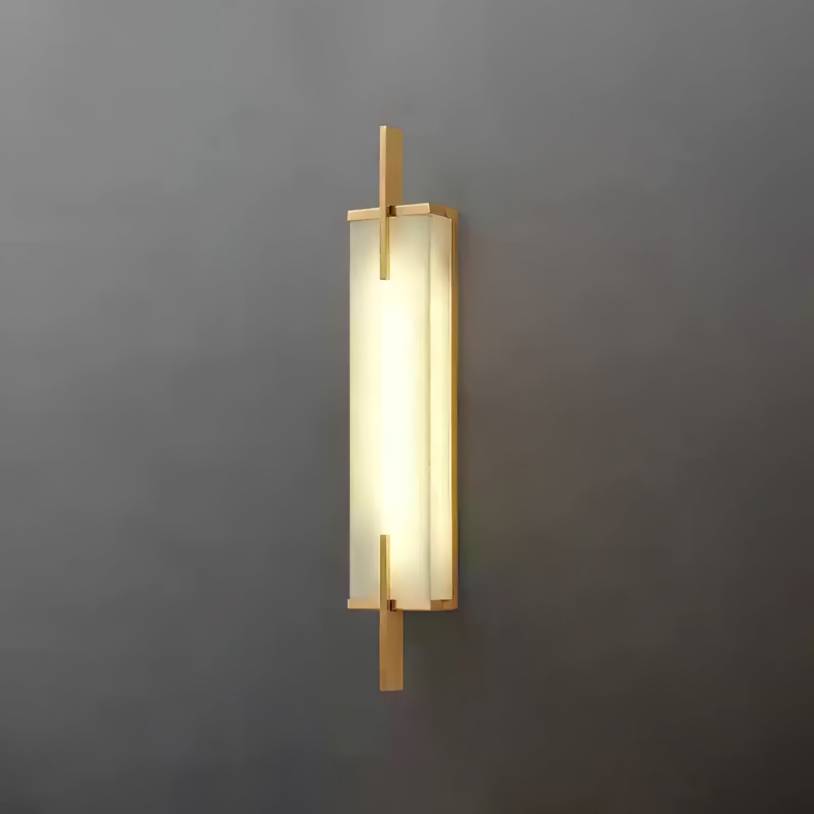 Komino Rectangular Alabaster Wall Light