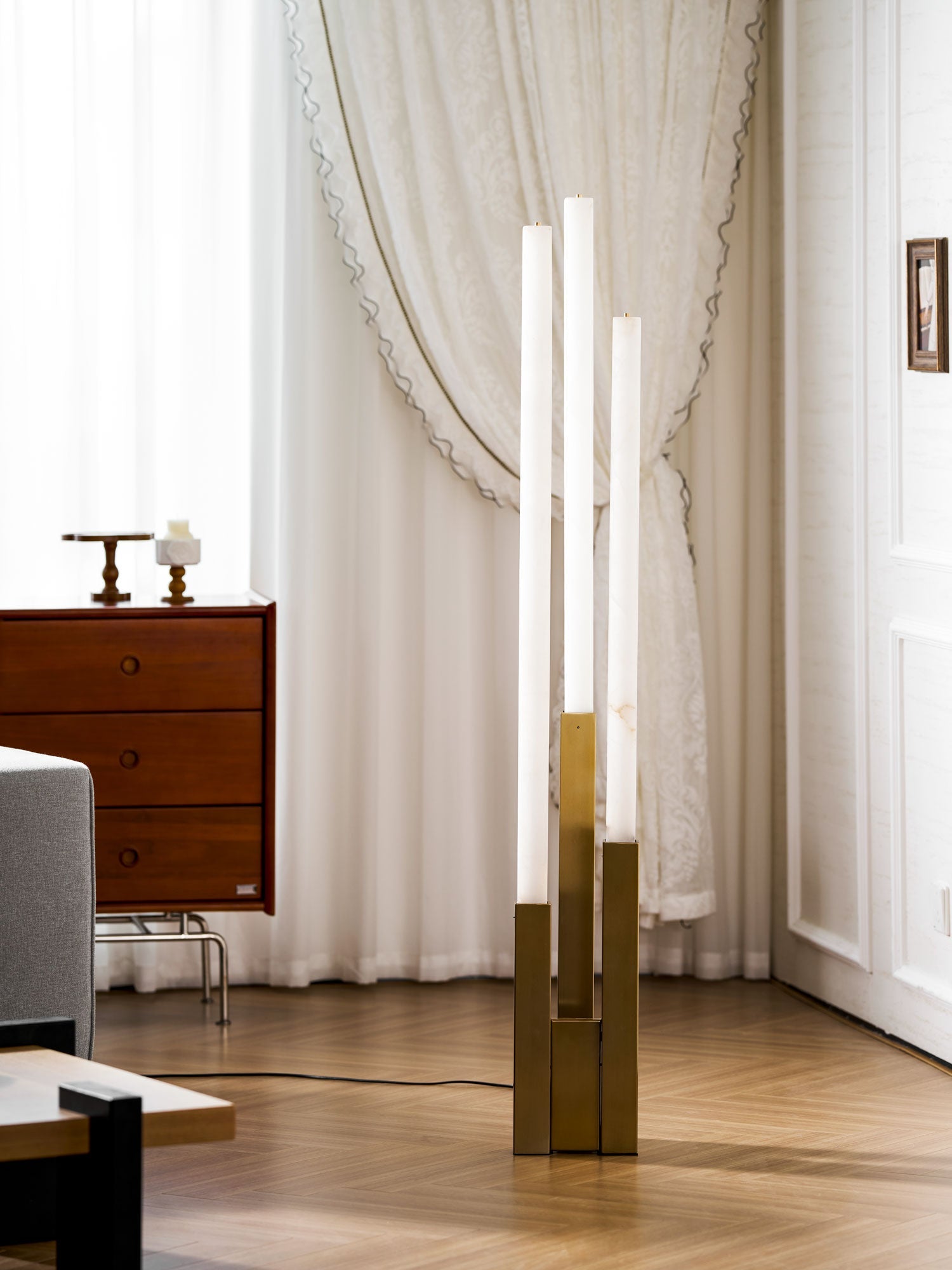 Callisto Alabaster Floor Lamp