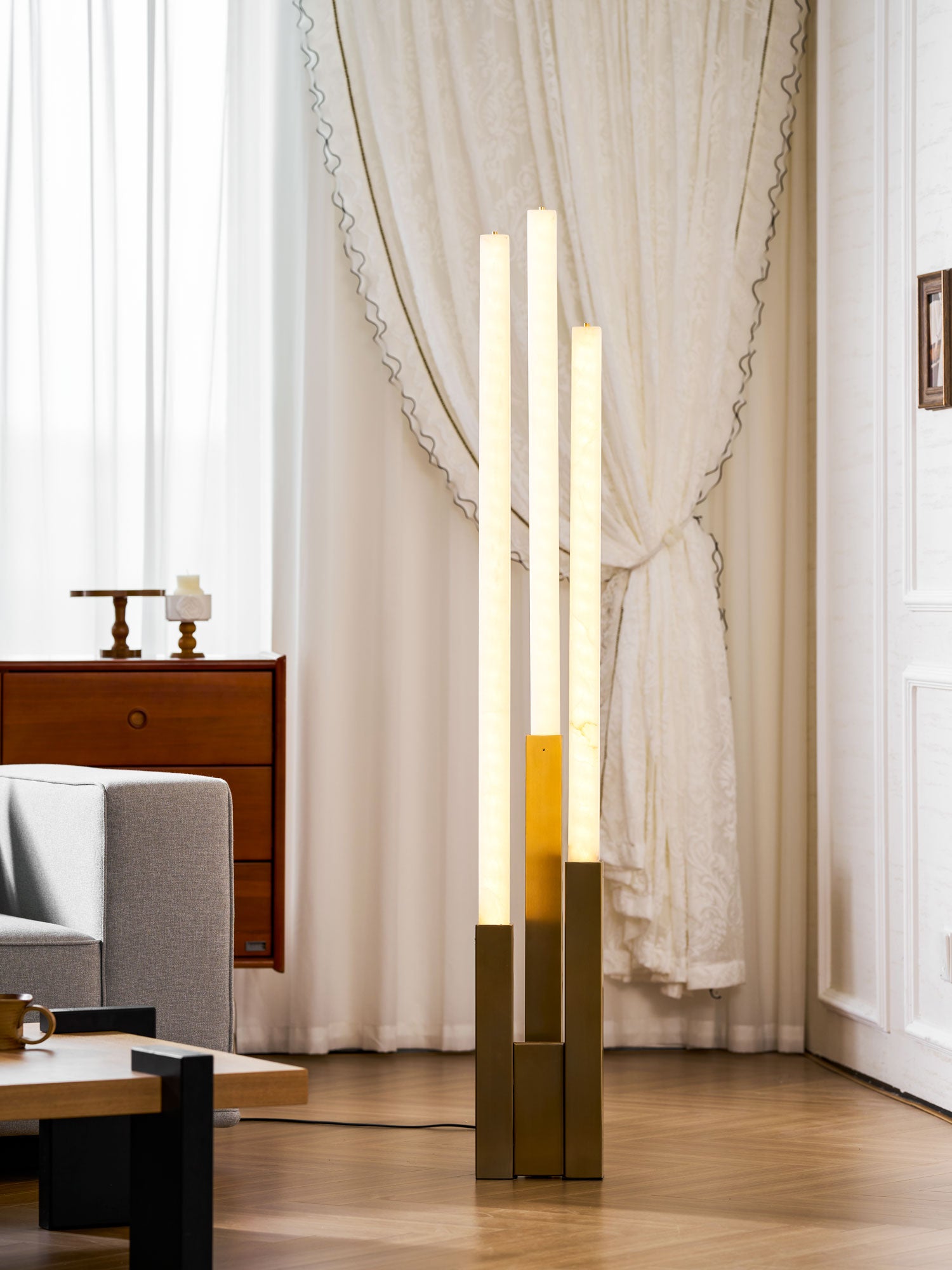 Callisto Alabaster Floor Lamp