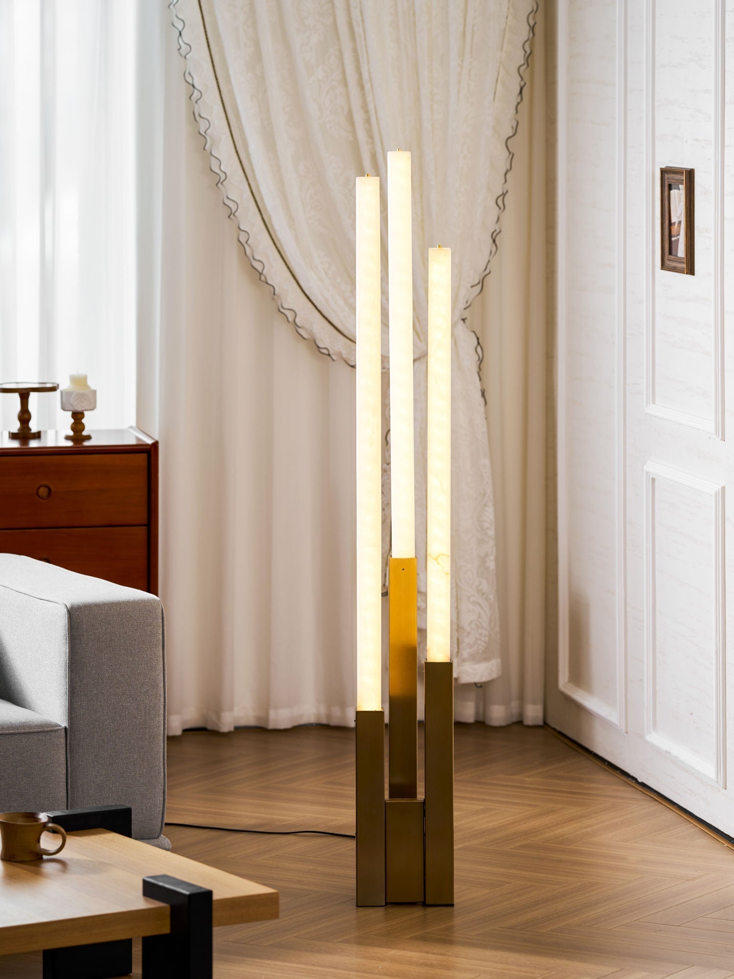 Callisto Alabaster Floor Lamp