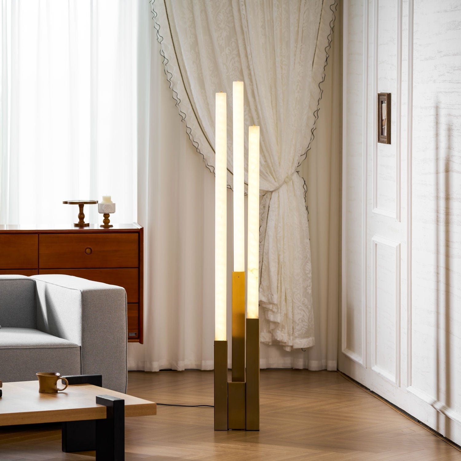 Callisto Alabaster Floor Lamp