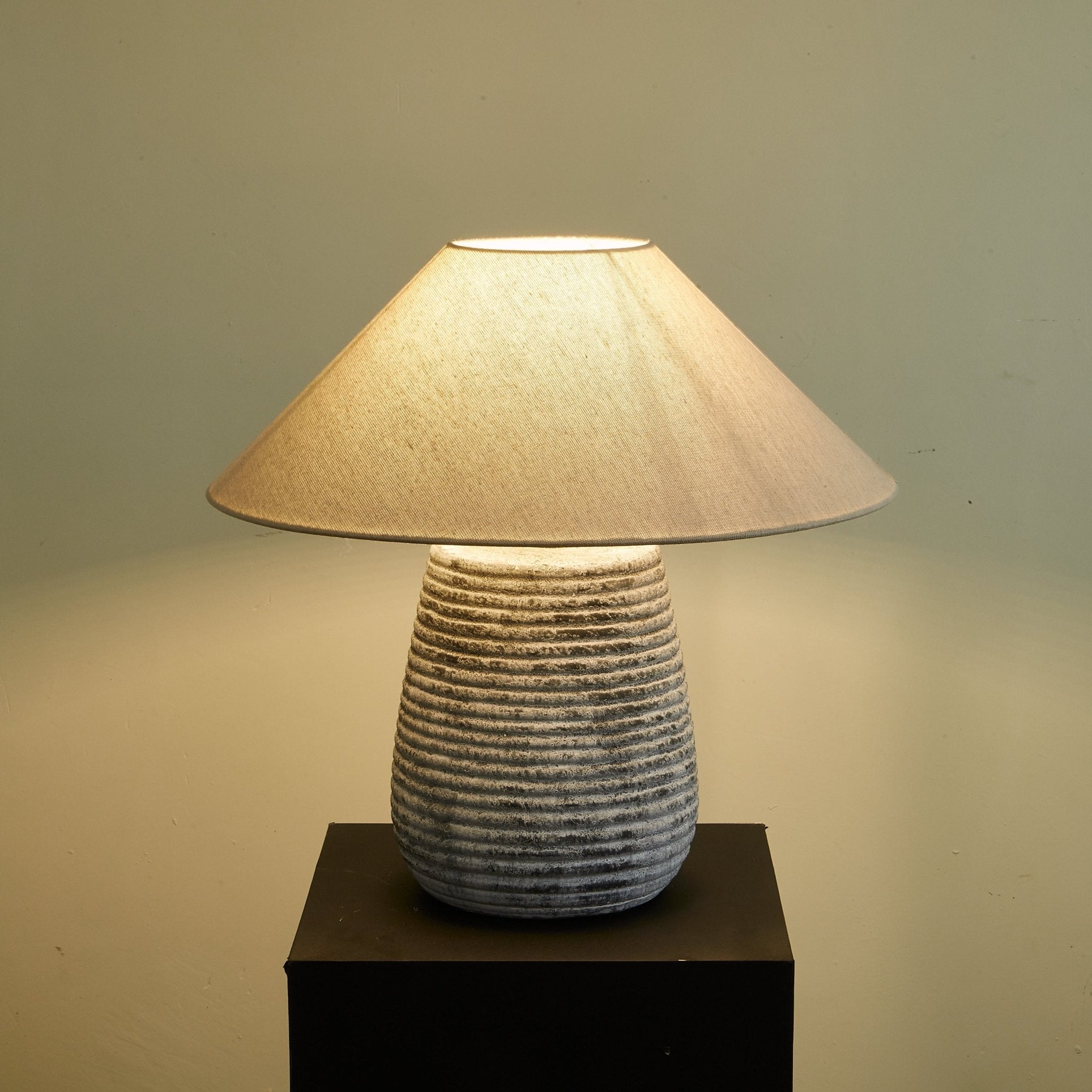 Clarissa Clear Fabric Table Lamp