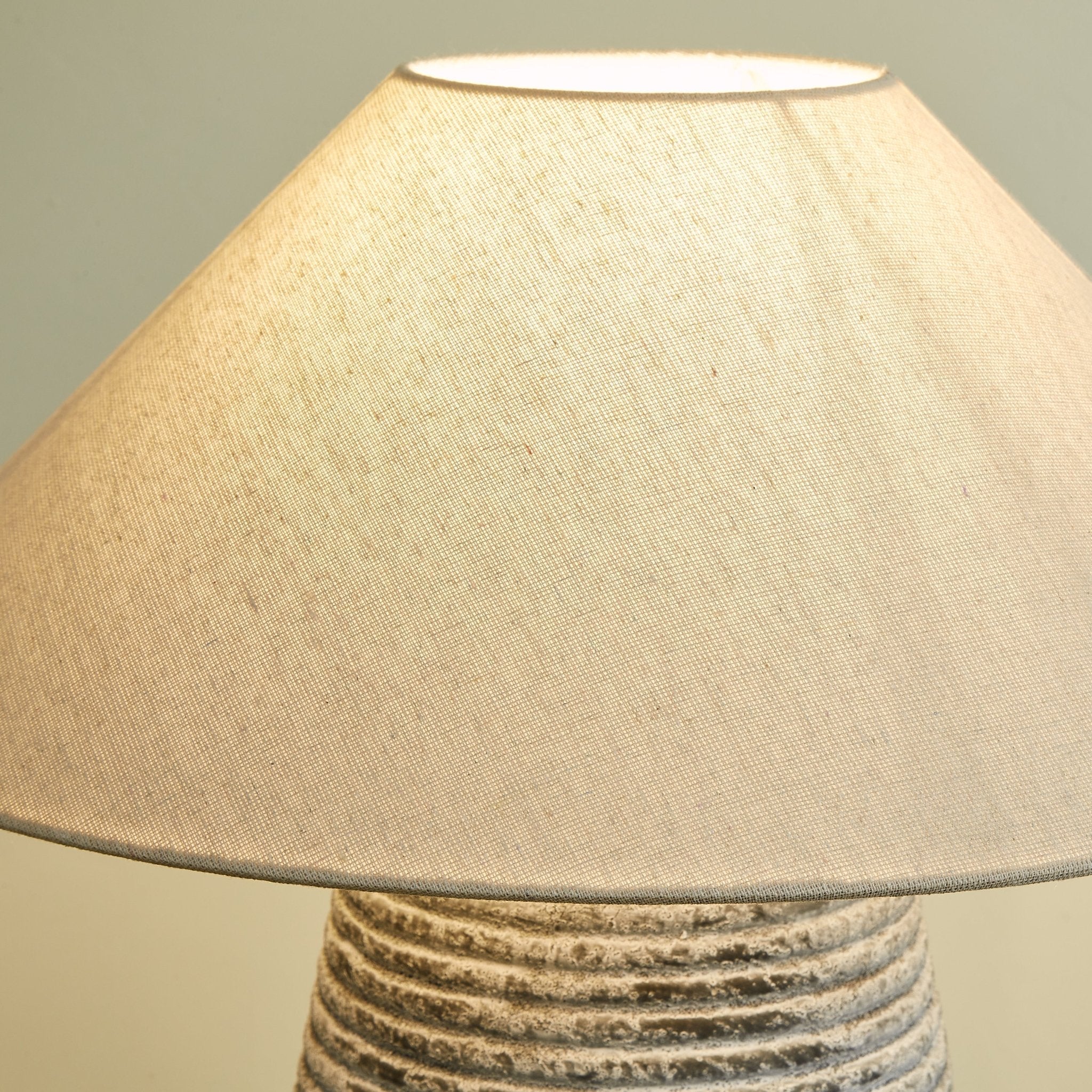 Clarissa Clear Fabric Table Lamp