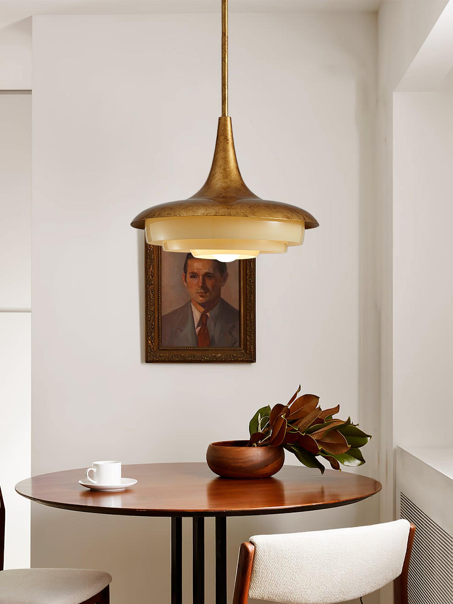 Liorinine Mid-Century Modern Glass Pendant Light