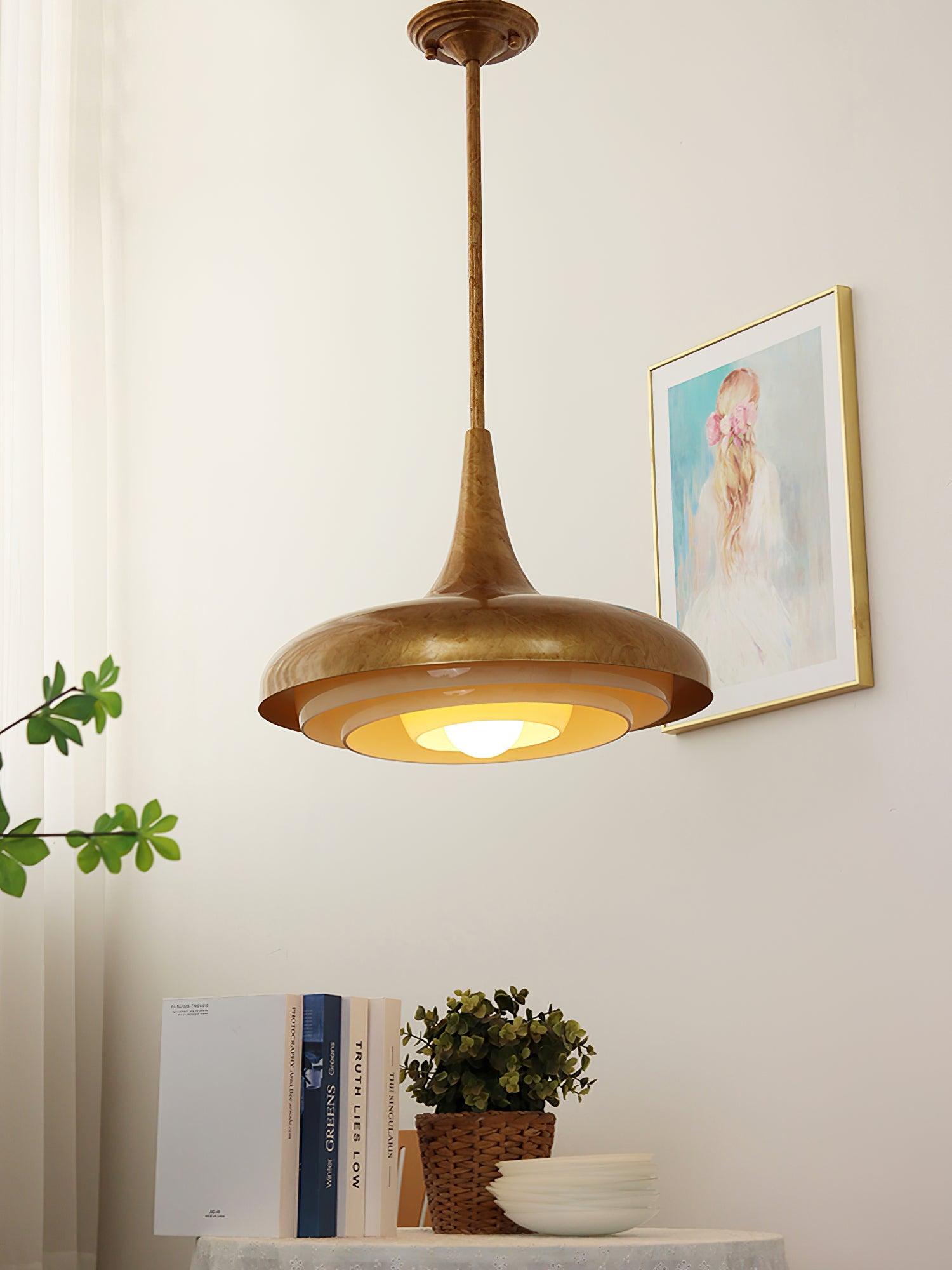 Liorinine Mid-Century Modern Glass Pendant Light