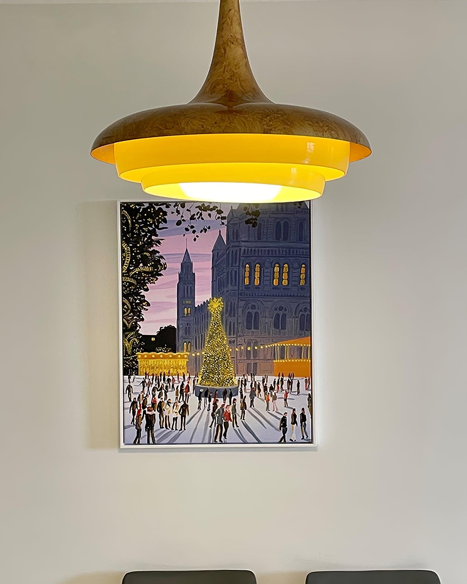Liorinine Mid-Century Modern Glass Pendant Light