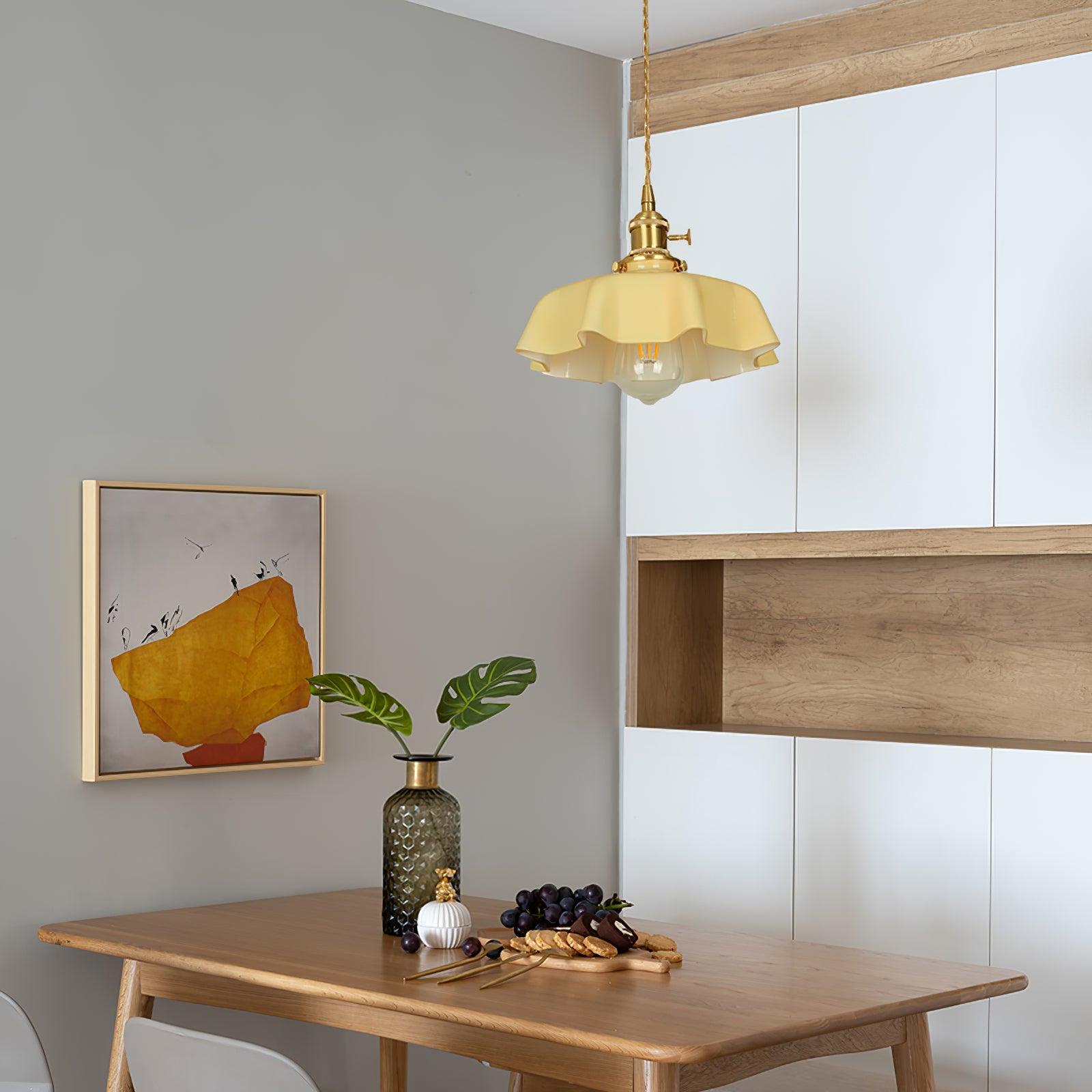 Liorivora Pendant Light French Flower for Dining Room