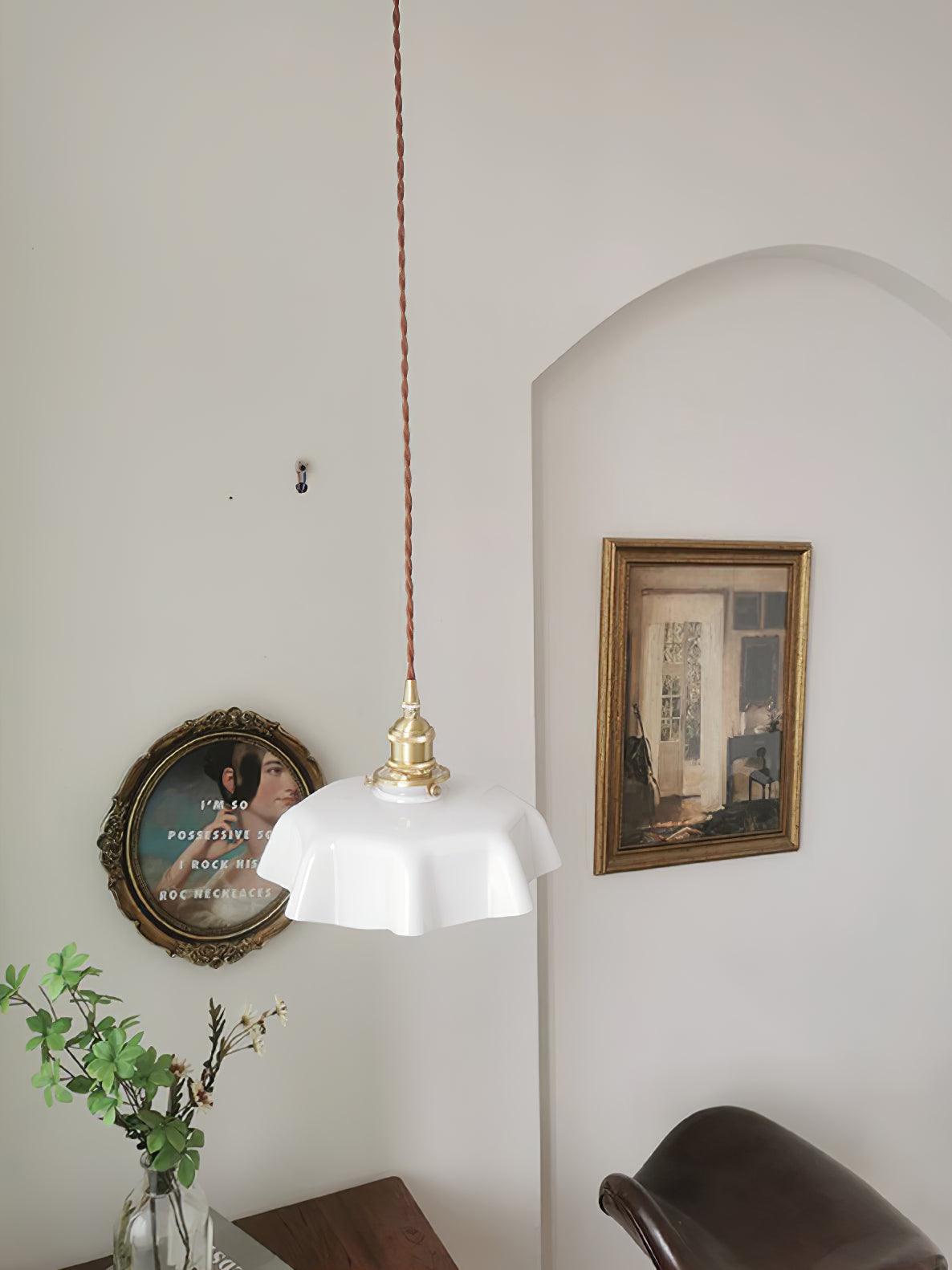 Liorivora Pendant Light French Flower for Dining Room