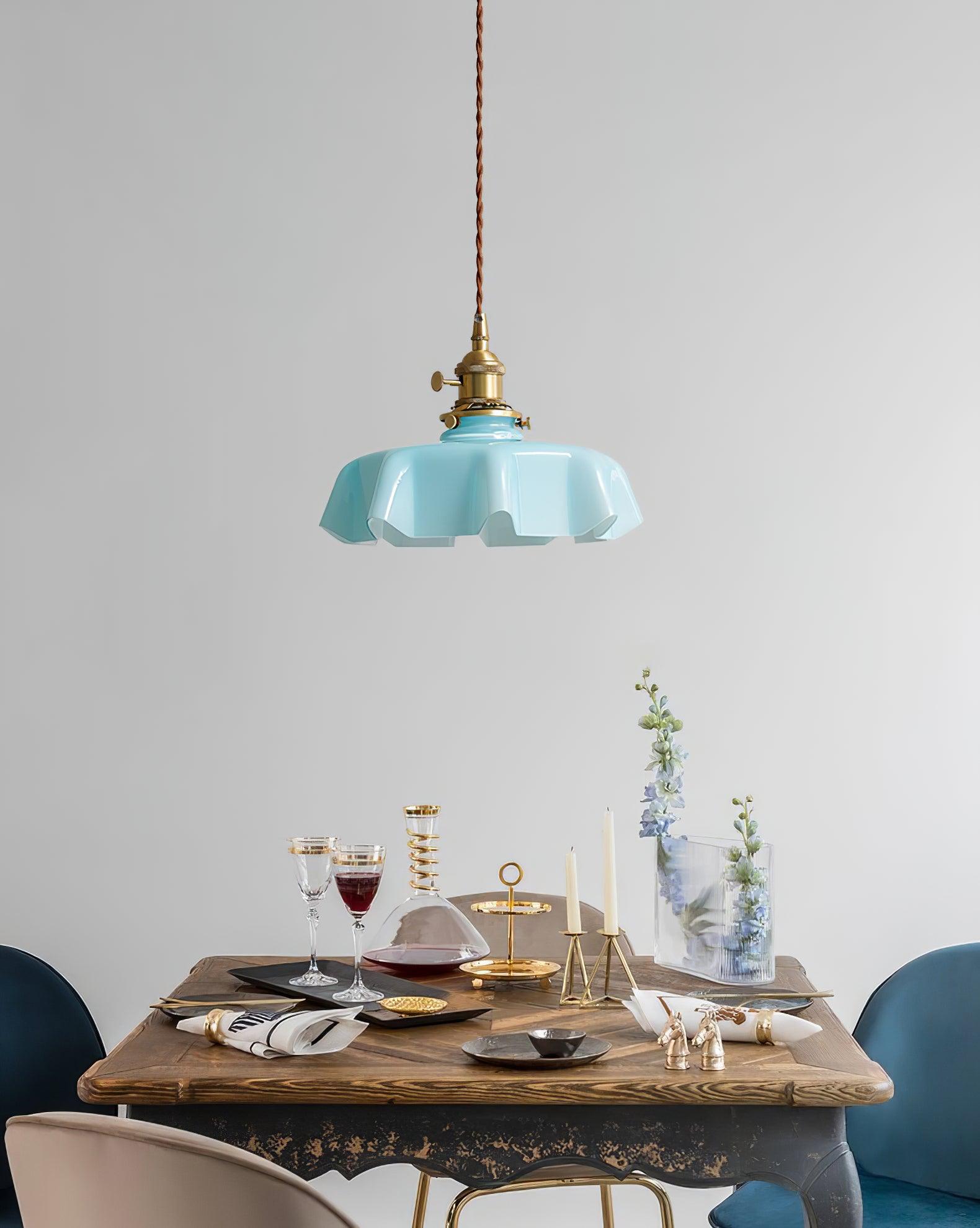 Liorivora Pendant Light French Flower for Dining Room