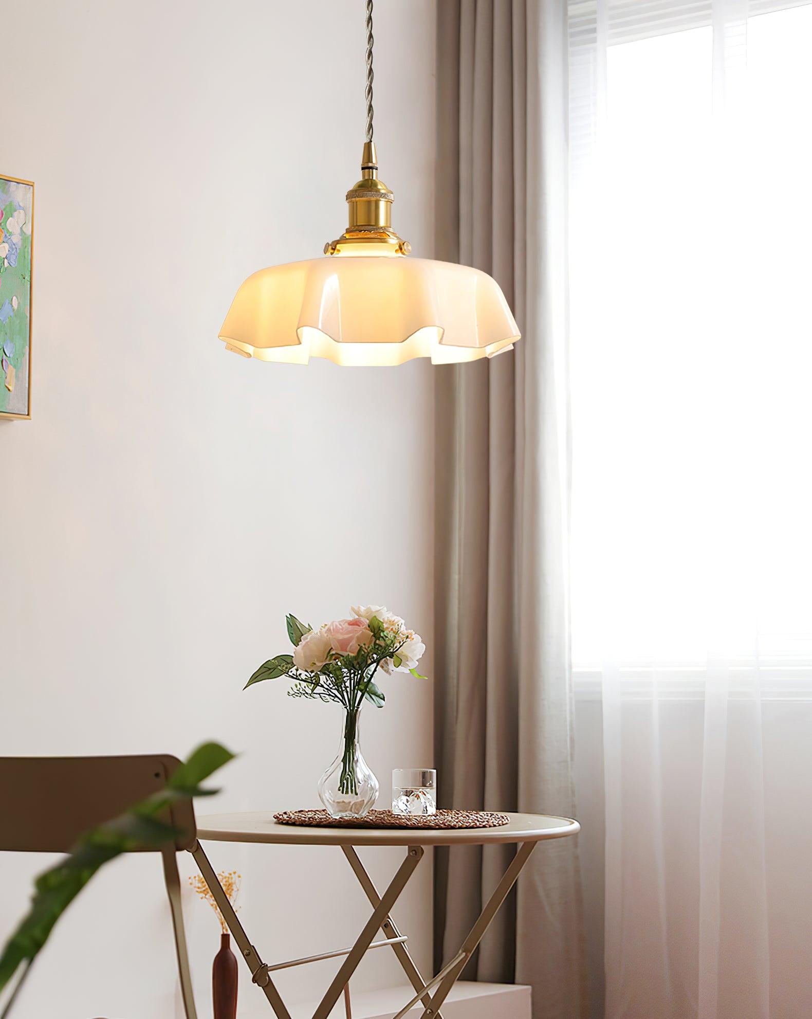 Liorivora Pendant Light French Flower for Dining Room