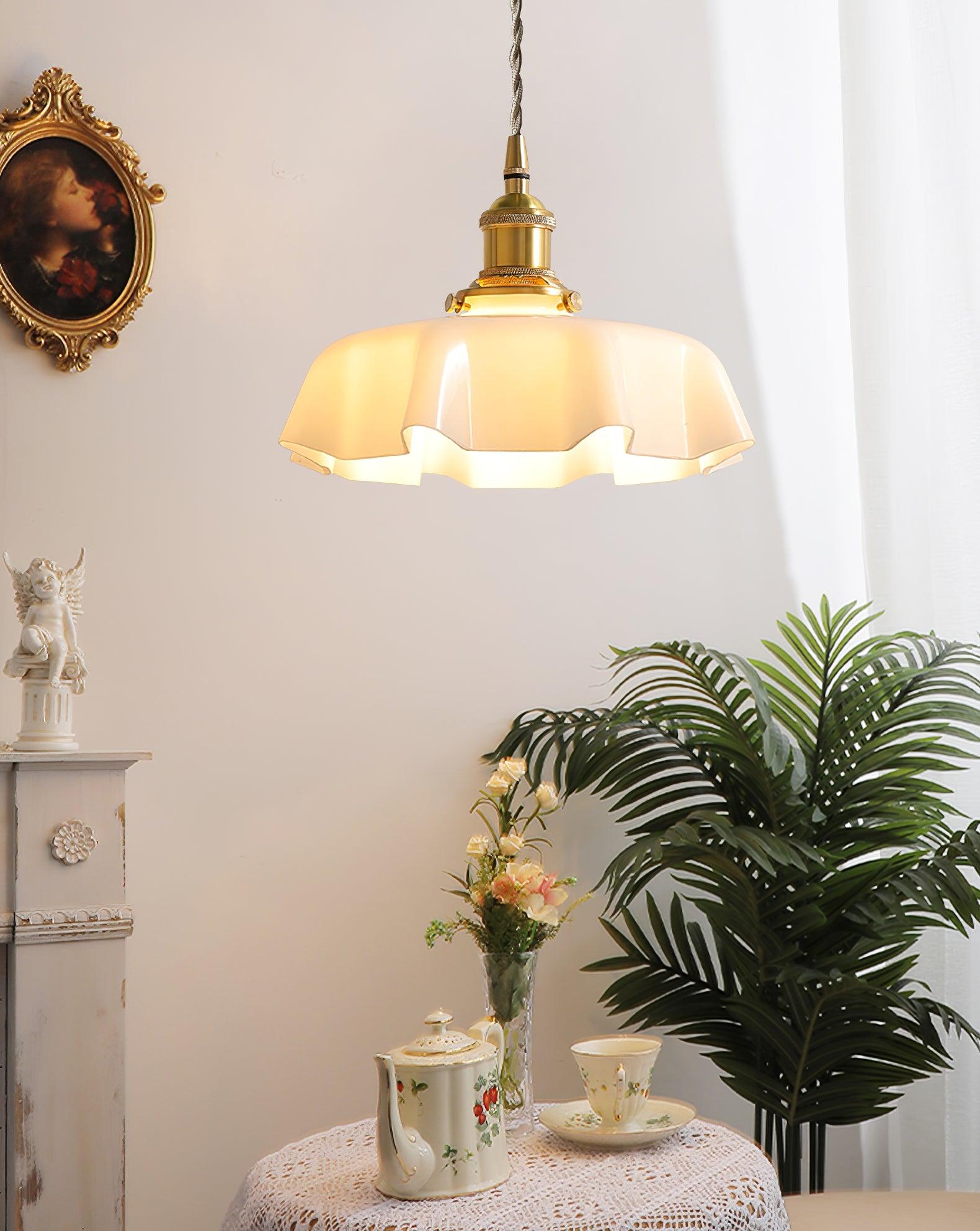 Liorivora Pendant Light French Flower for Dining Room