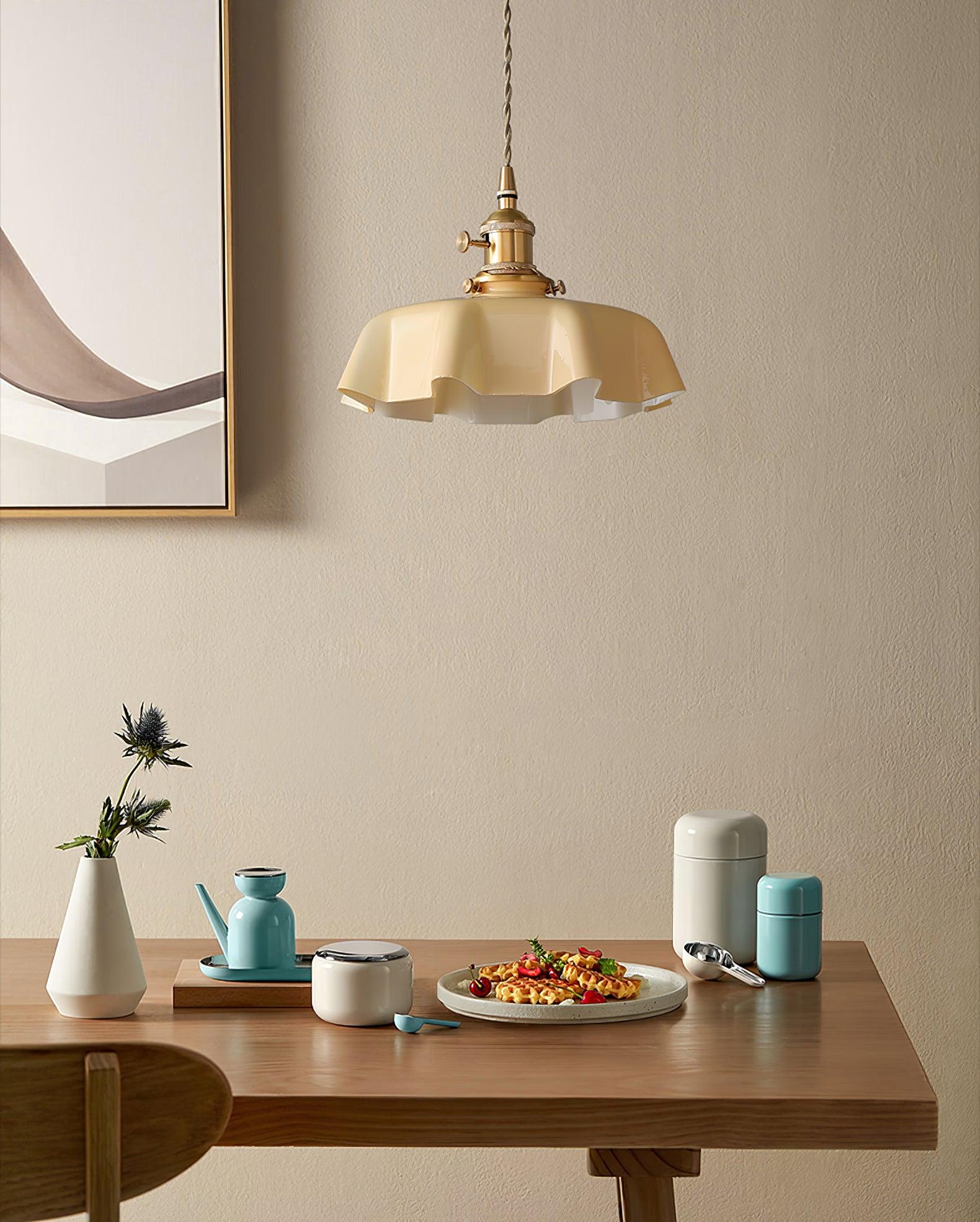 Liorivora Pendant Light French Flower for Dining Room