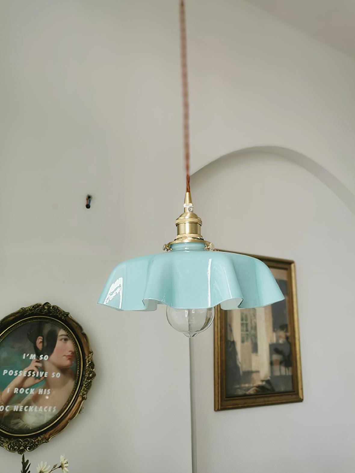 Liorivora Pendant Light French Flower for Dining Room