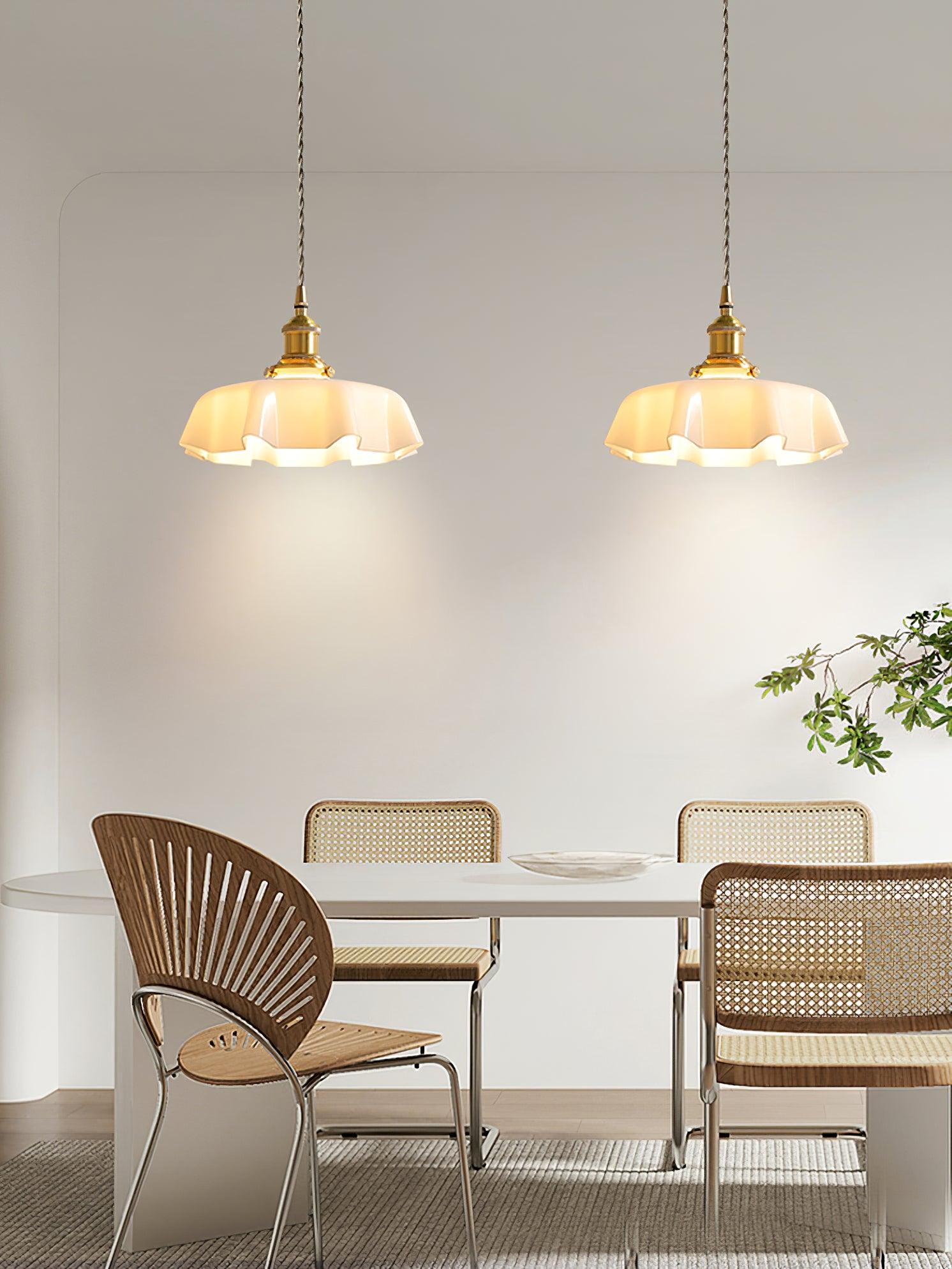 Liorivora Pendant Light French Flower for Dining Room
