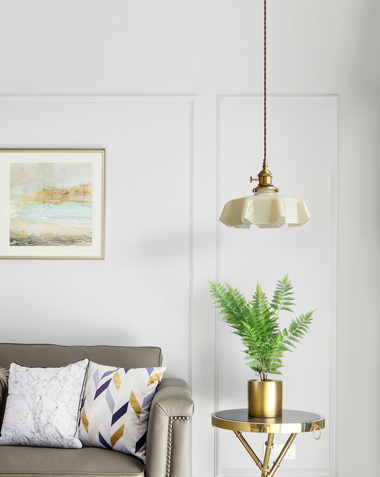 Liorivora Pendant Light French Flower for Dining Room
