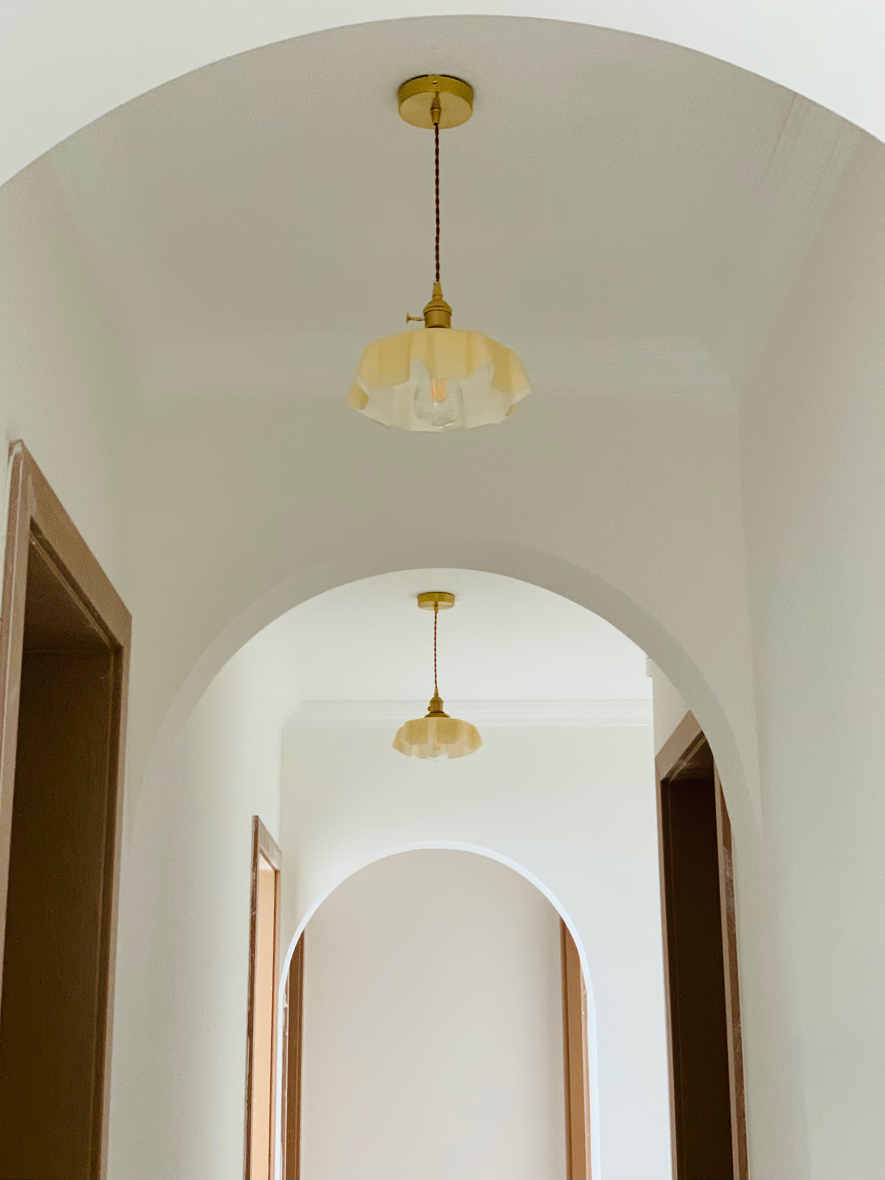 Liorivora Pendant Light French Flower for Dining Room