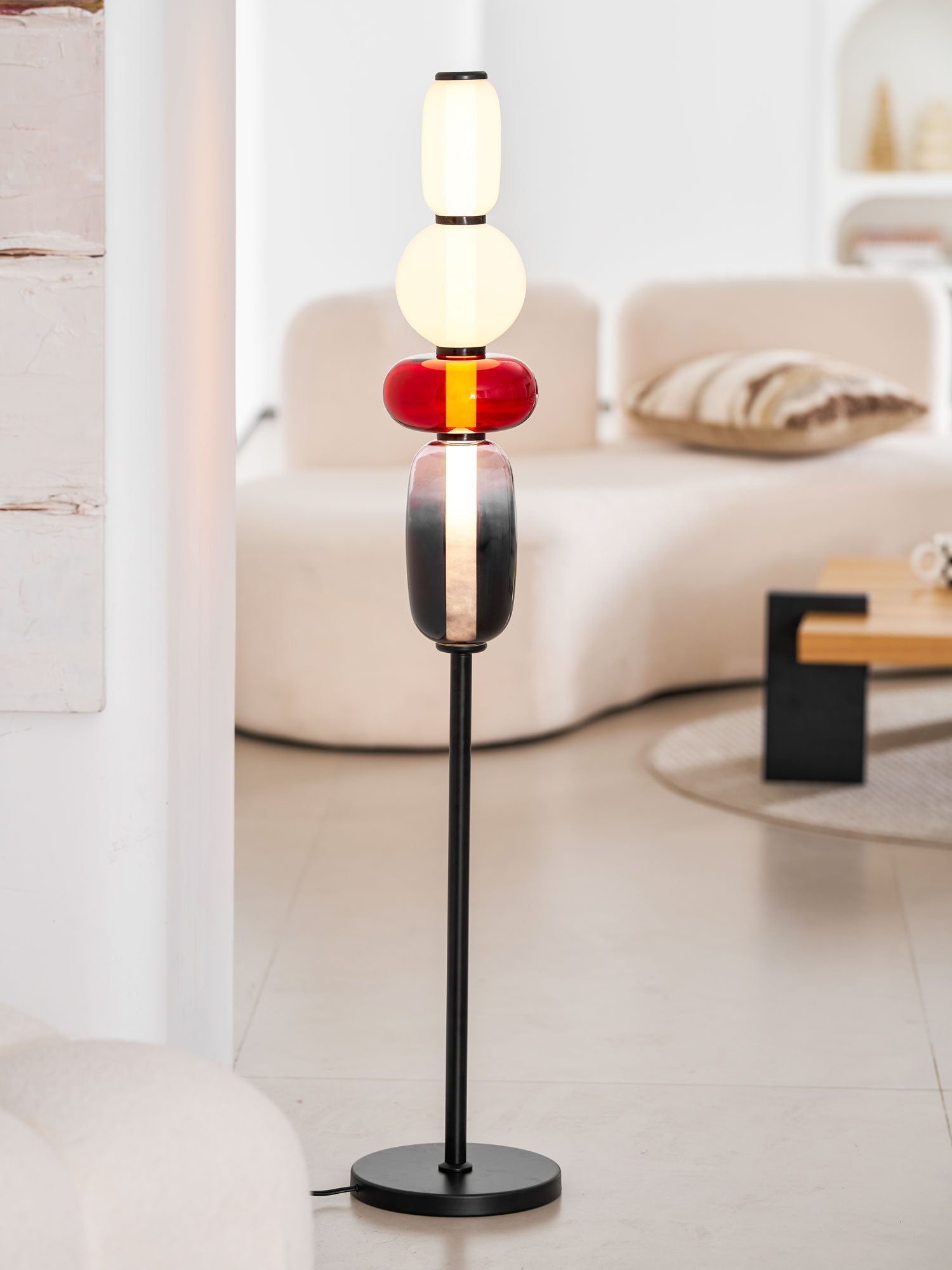 Willowshire Glass Floor Lamp