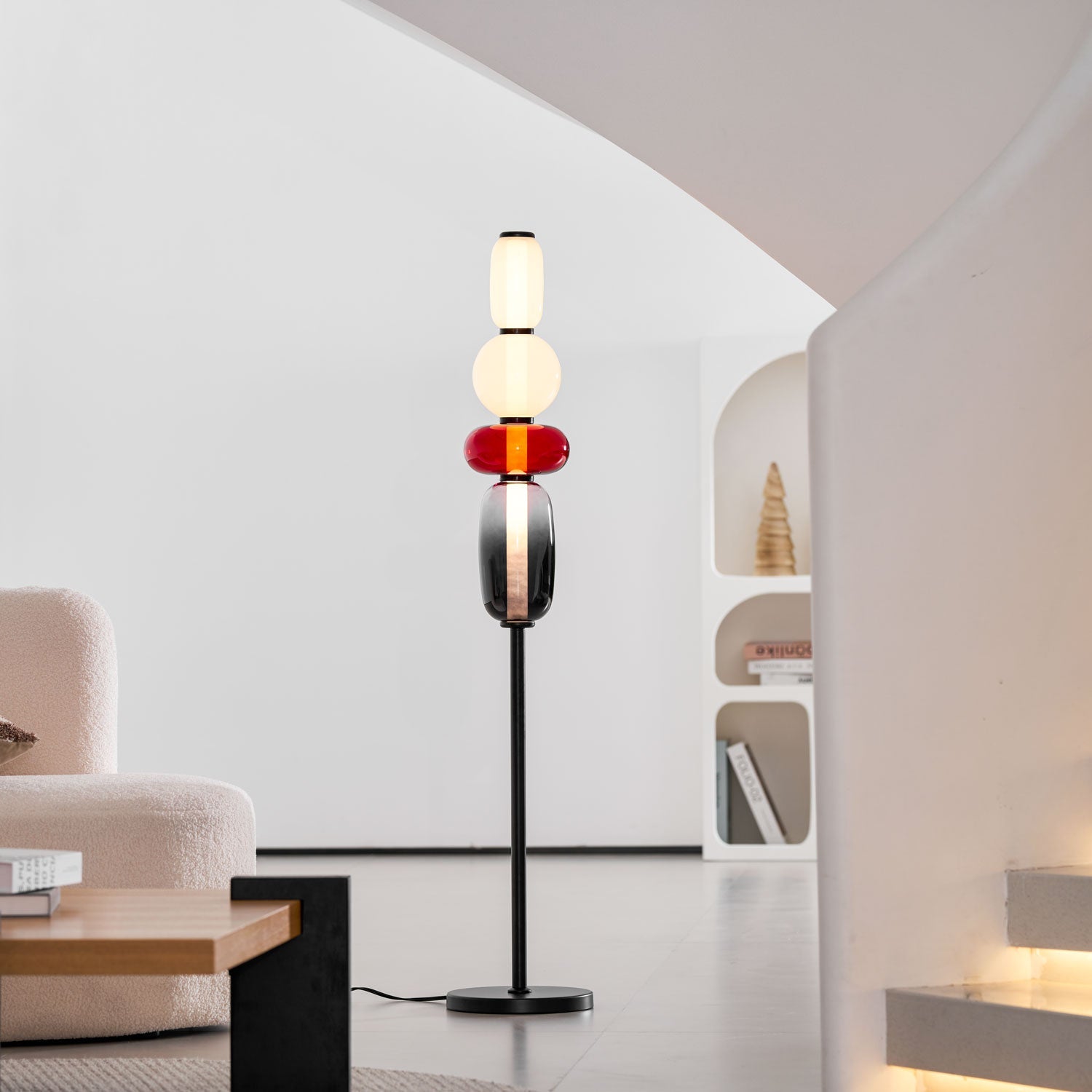 Willowshire Glass Floor Lamp