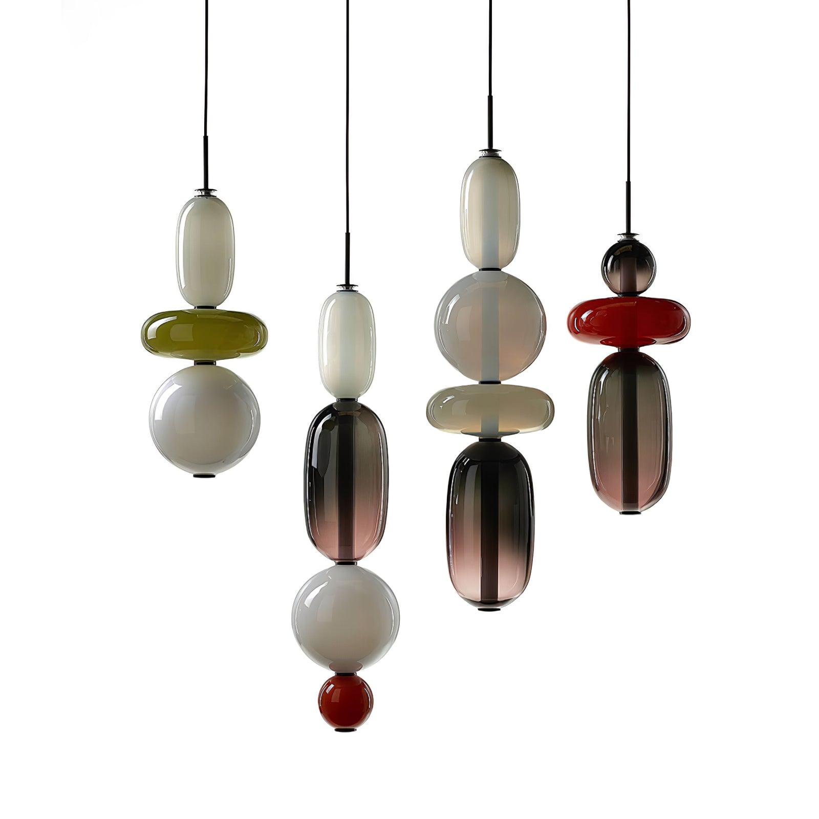 Lioraena Candied Glass Cluster Pendant Light