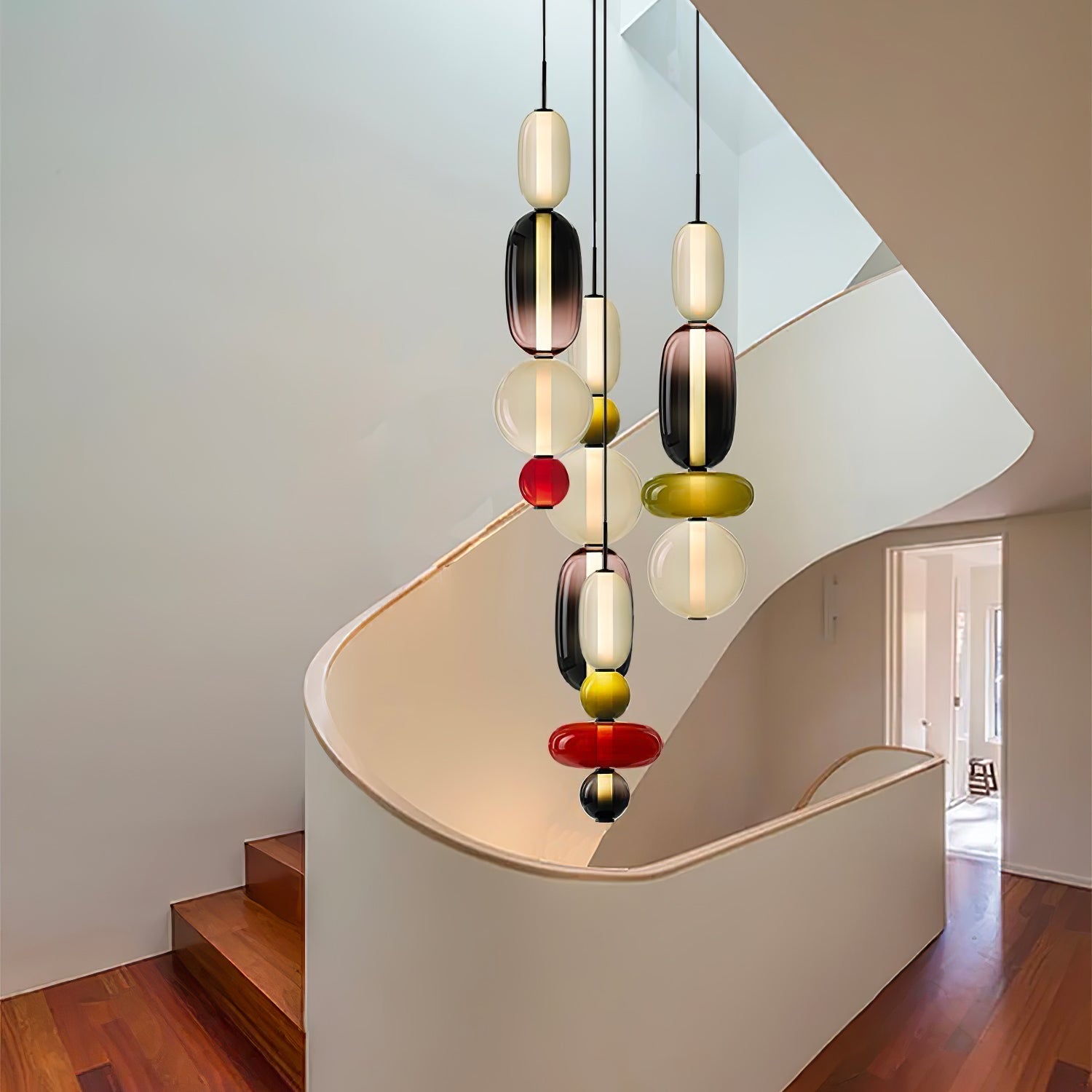 Lioraena Candied Glass Cluster Pendant Light