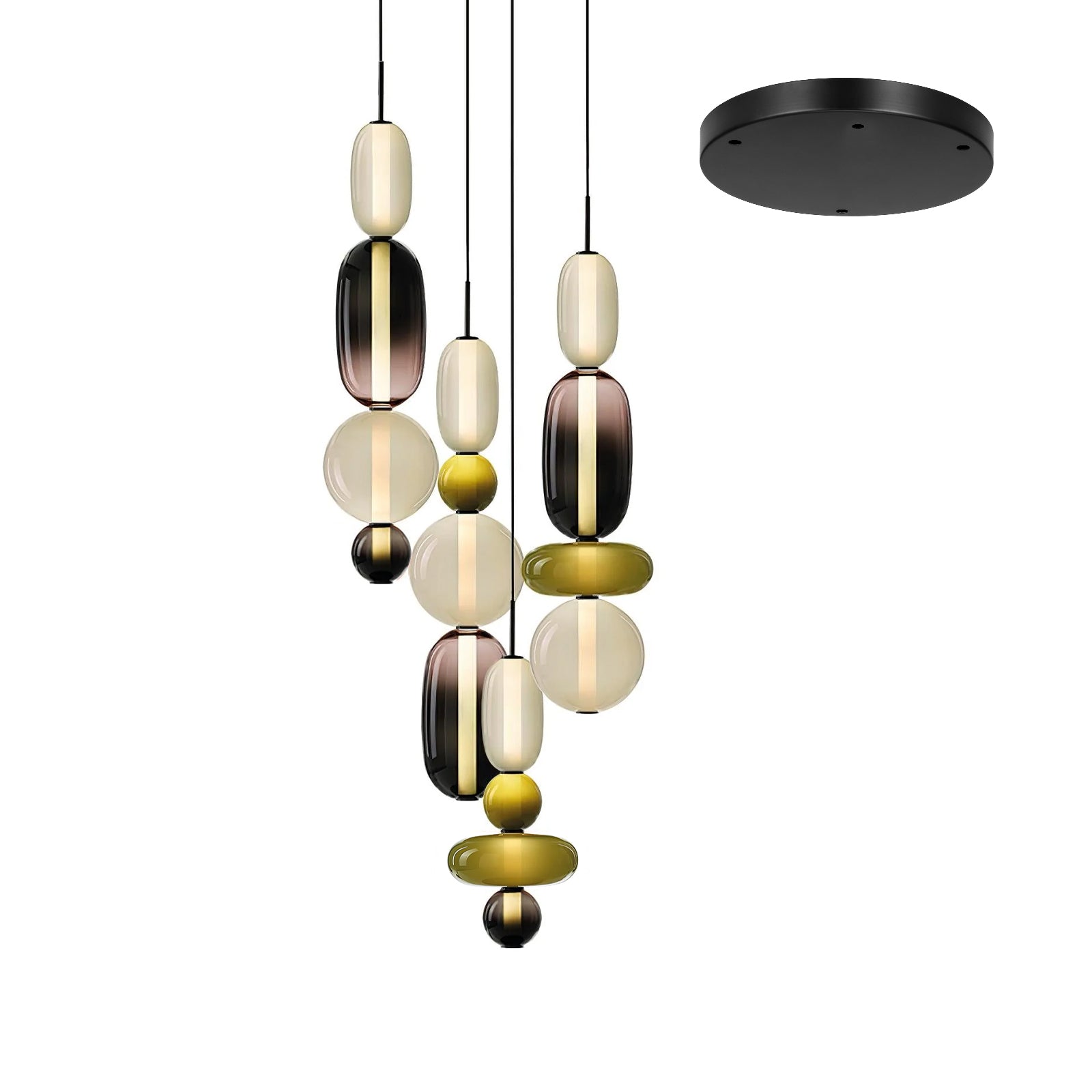 Lioraena Candied Glass Cluster Pendant Light