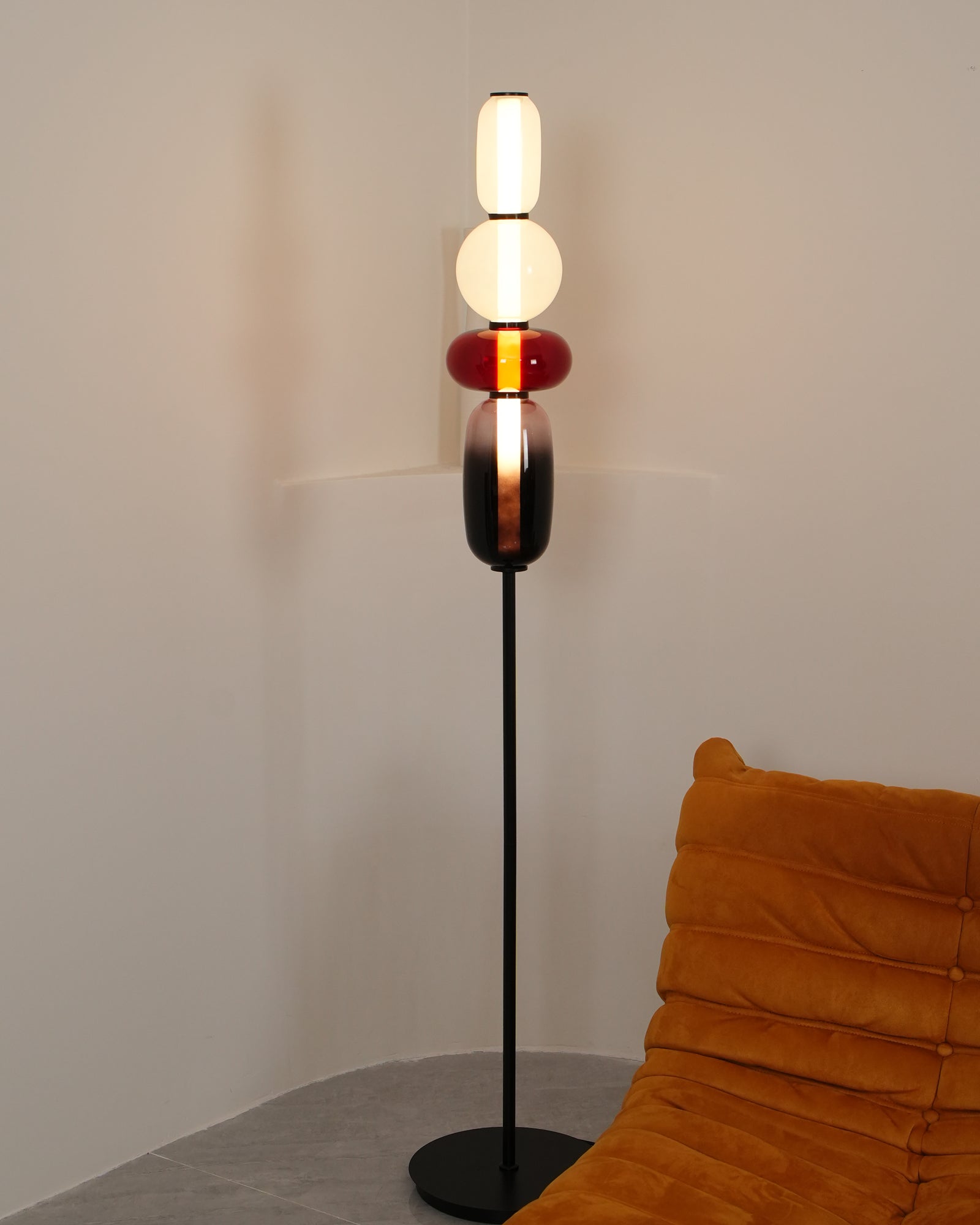 Willowshire Glass Floor Lamp