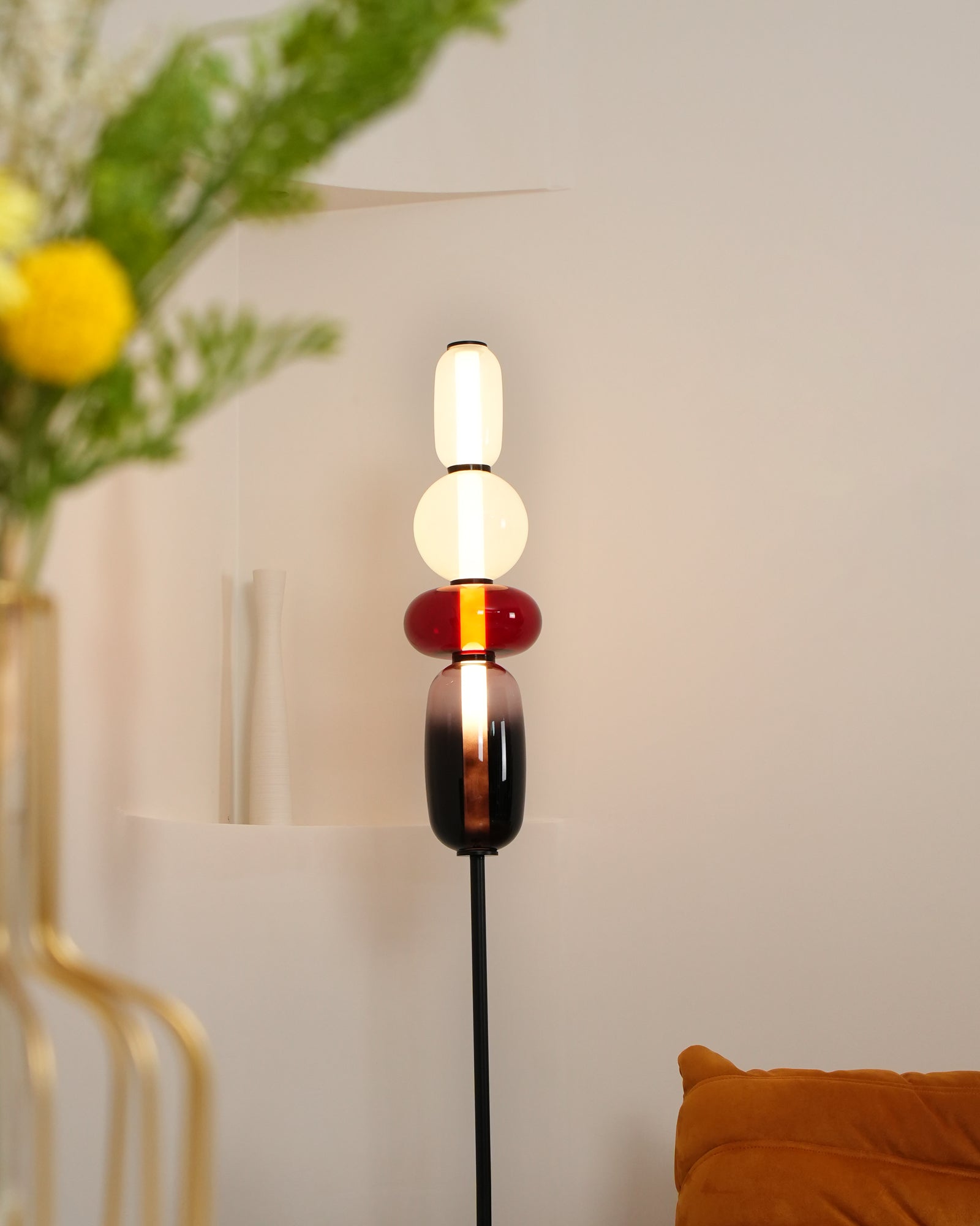 Willowshire Glass Floor Lamp