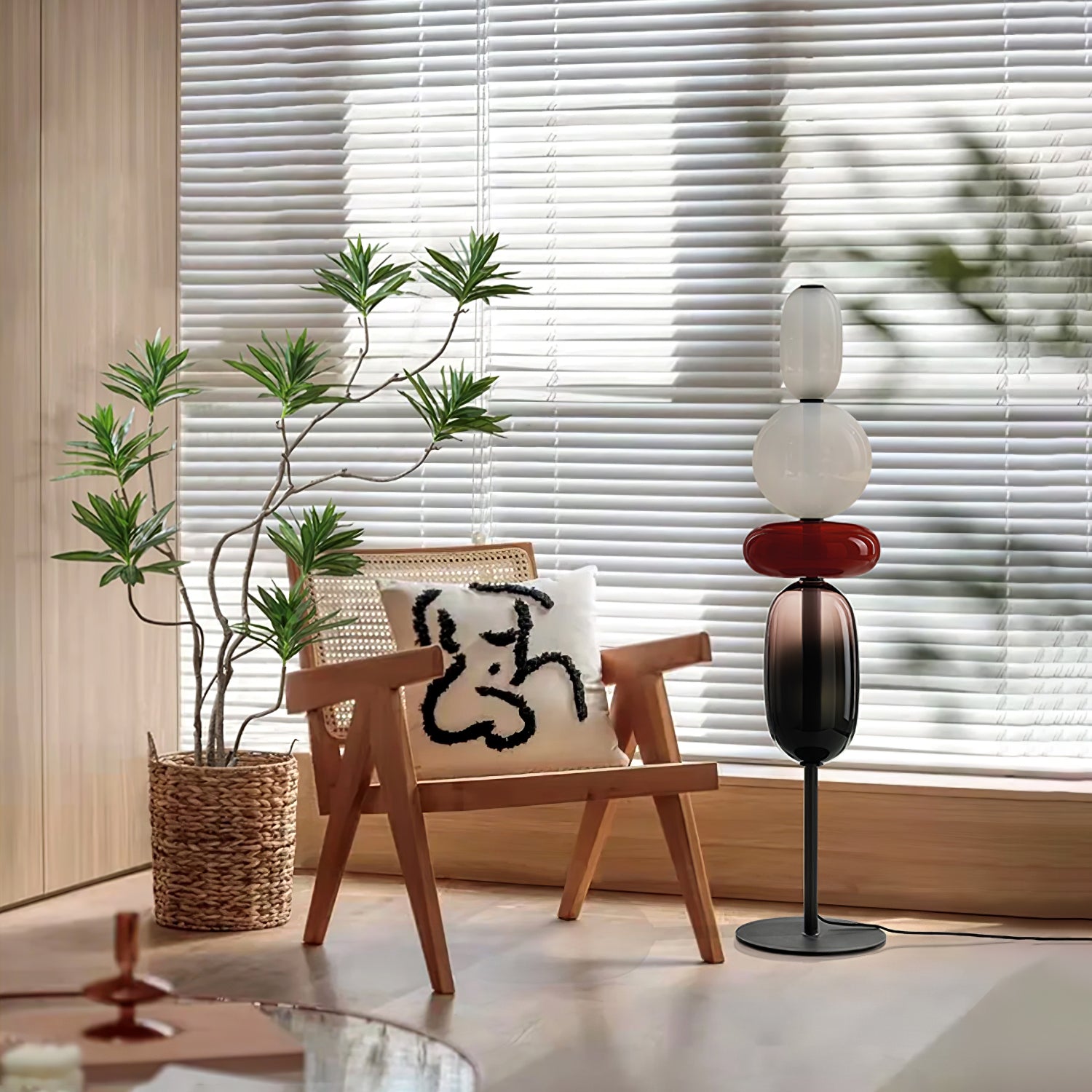 Willowshire Glass Floor Lamp