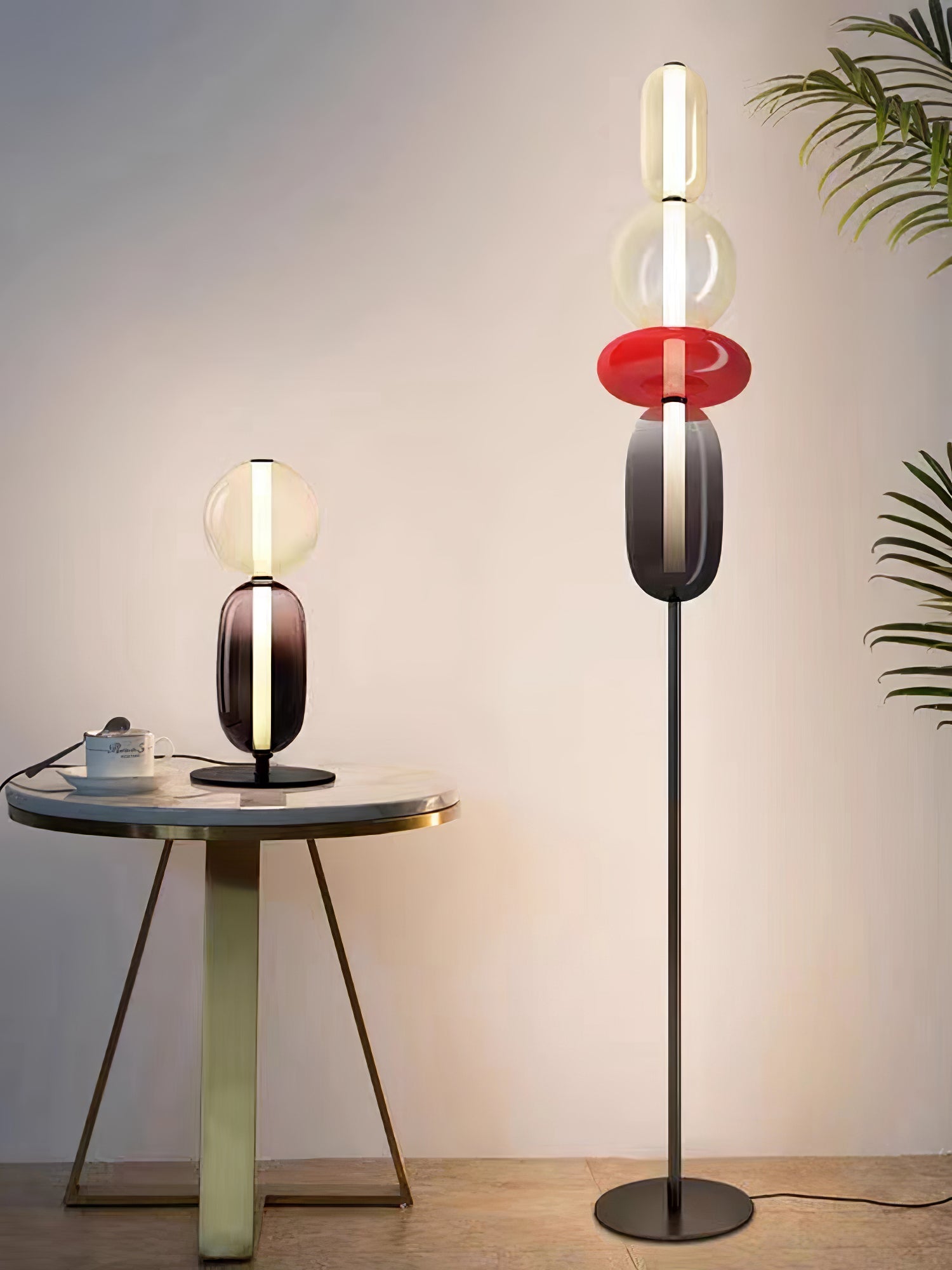 Willowshire Glass Floor Lamp