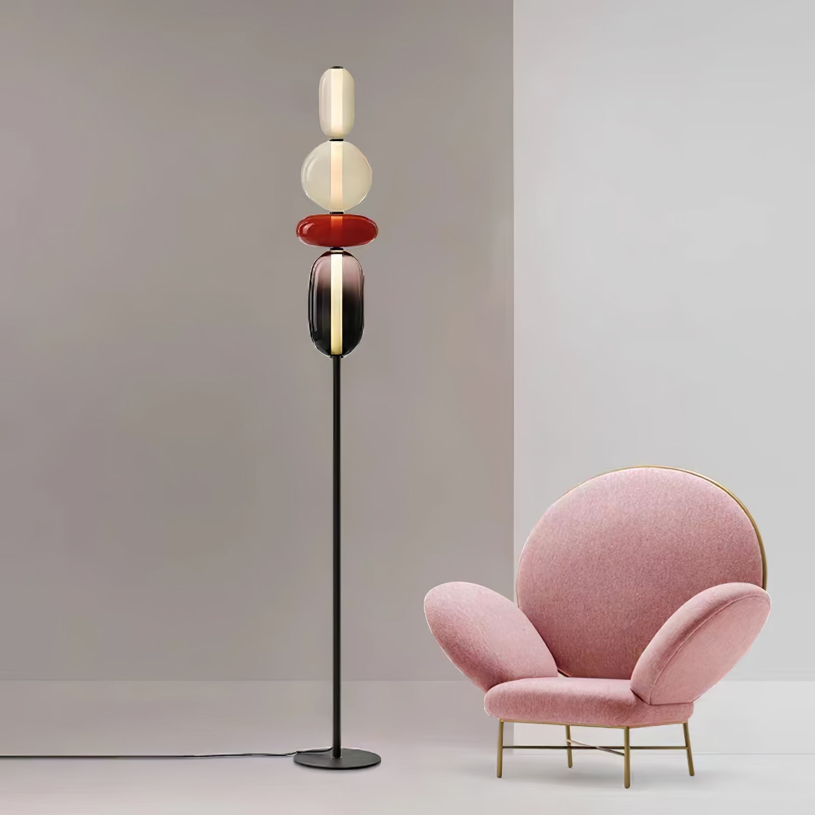 Willowshire Glass Floor Lamp
