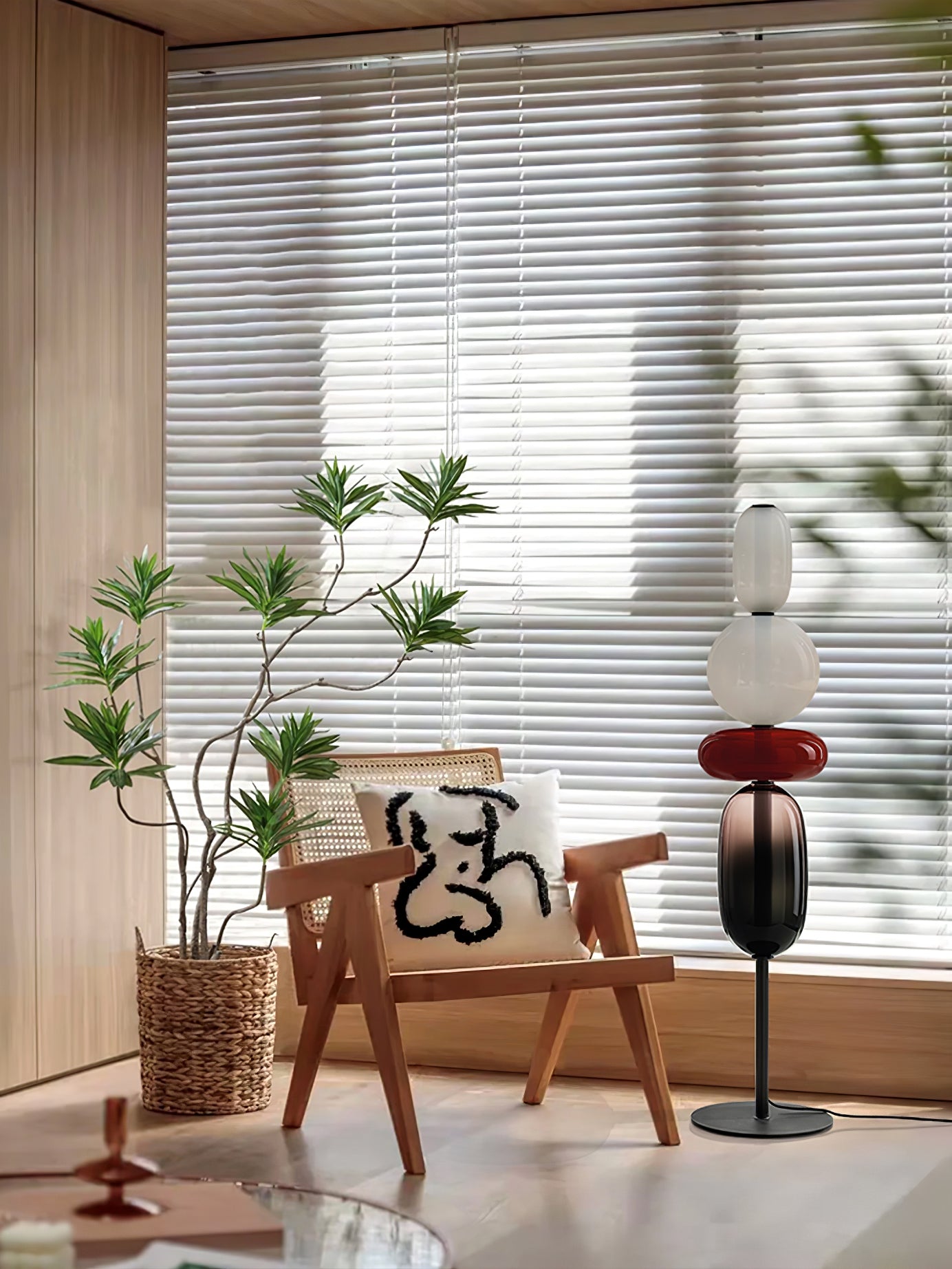 Willowshire Glass Floor Lamp