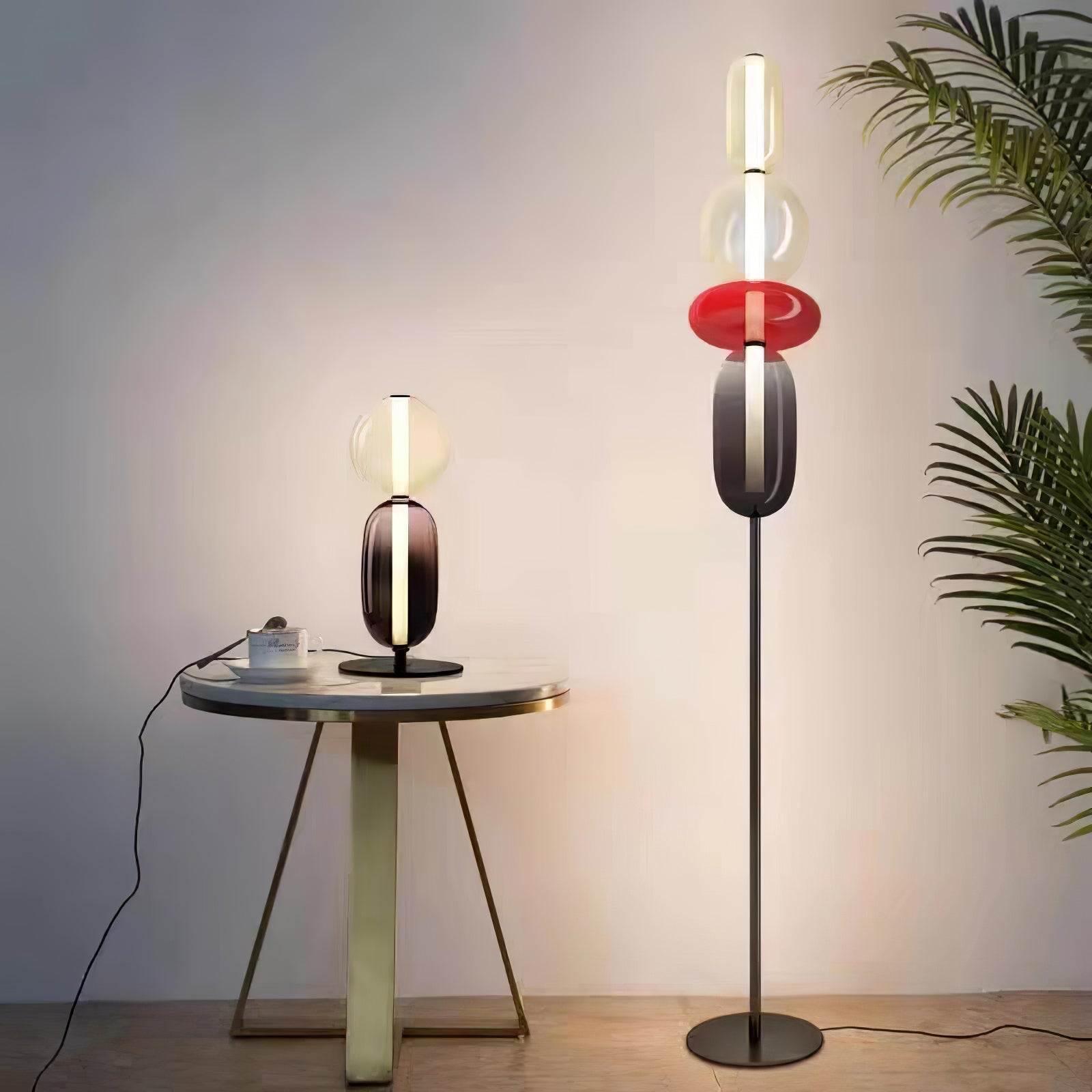 Willowshire Glass Floor Lamp