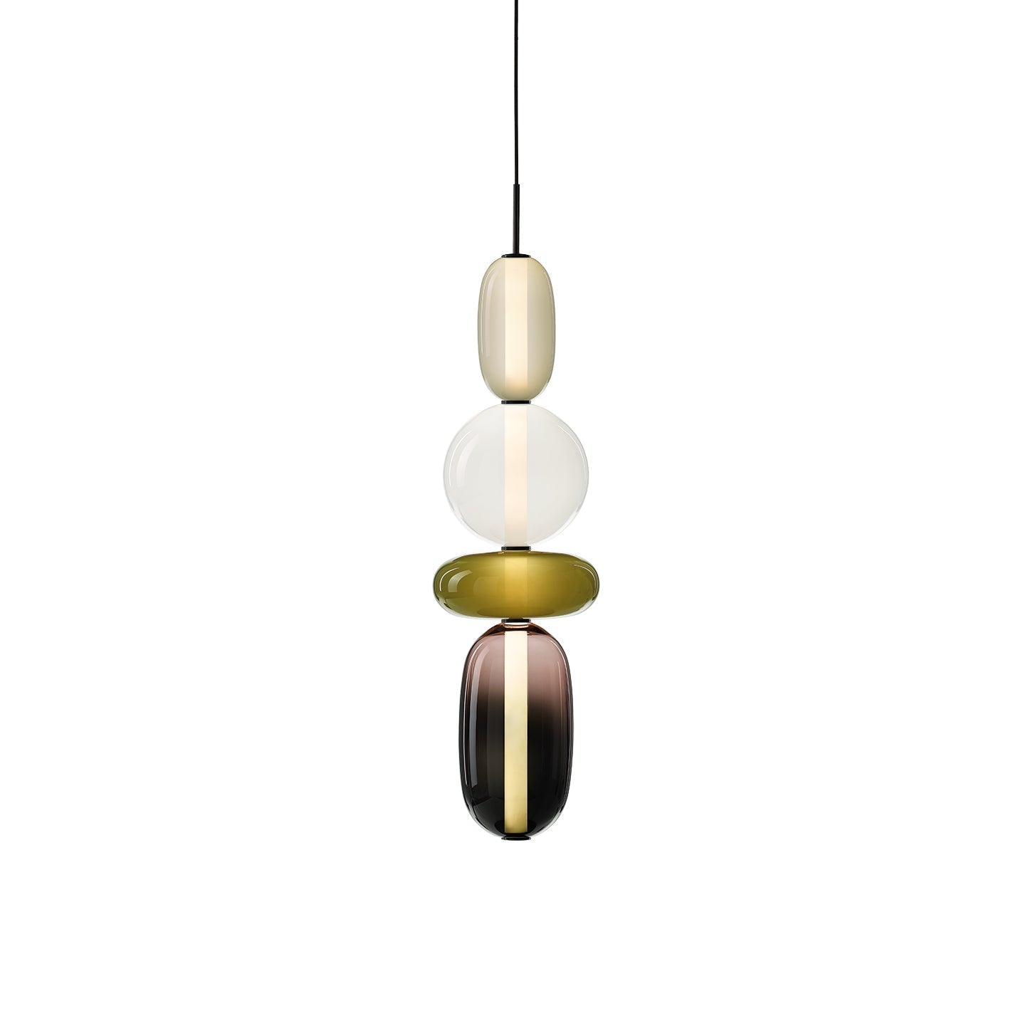 Zodore Premium Art Stained Glass Pendant Lamp