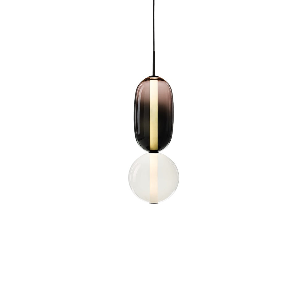 Zodore Premium Art Stained Glass Pendant Lamp - Neutral Decor