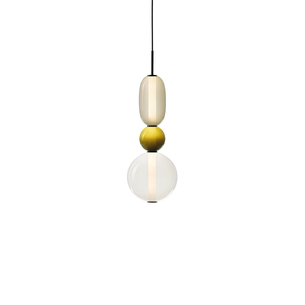 Zodore Premium Art Stained Glass Pendant Lamp - Neutral Decor