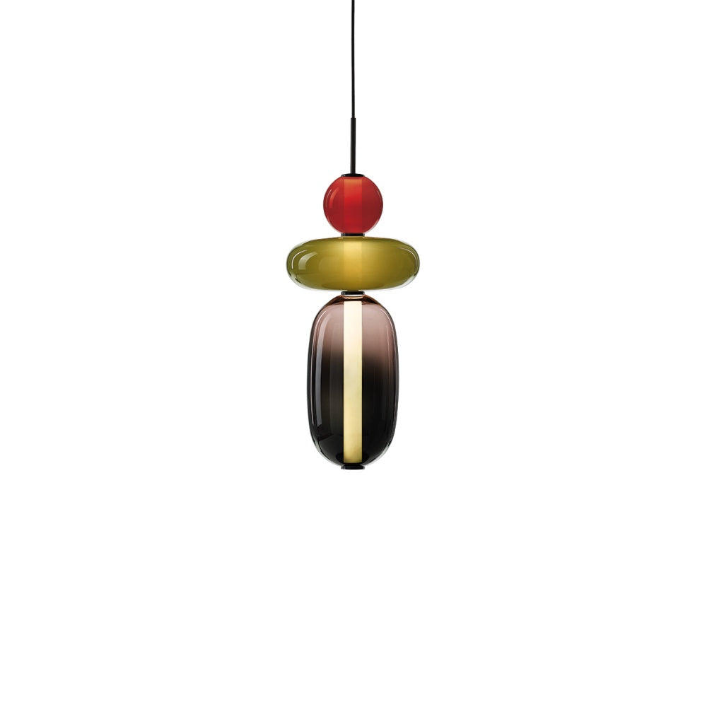 Zodore Premium Art Stained Glass Pendant Lamp - Neutral Decor