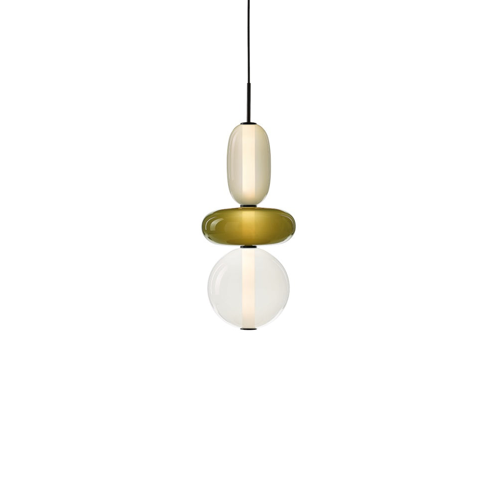Zodore Premium Art Stained Glass Pendant Lamp - Neutral Decor