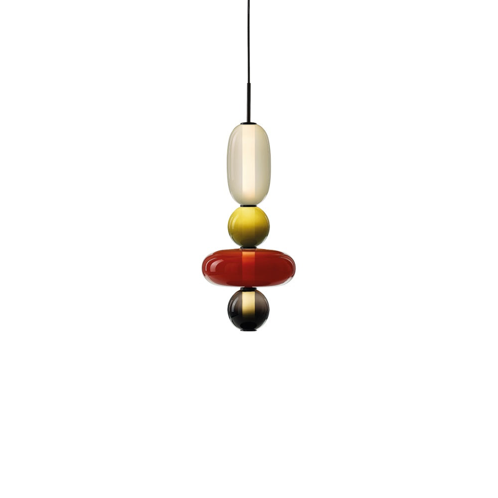 Zodore Premium Art Stained Glass Pendant Lamp - Neutral Decor