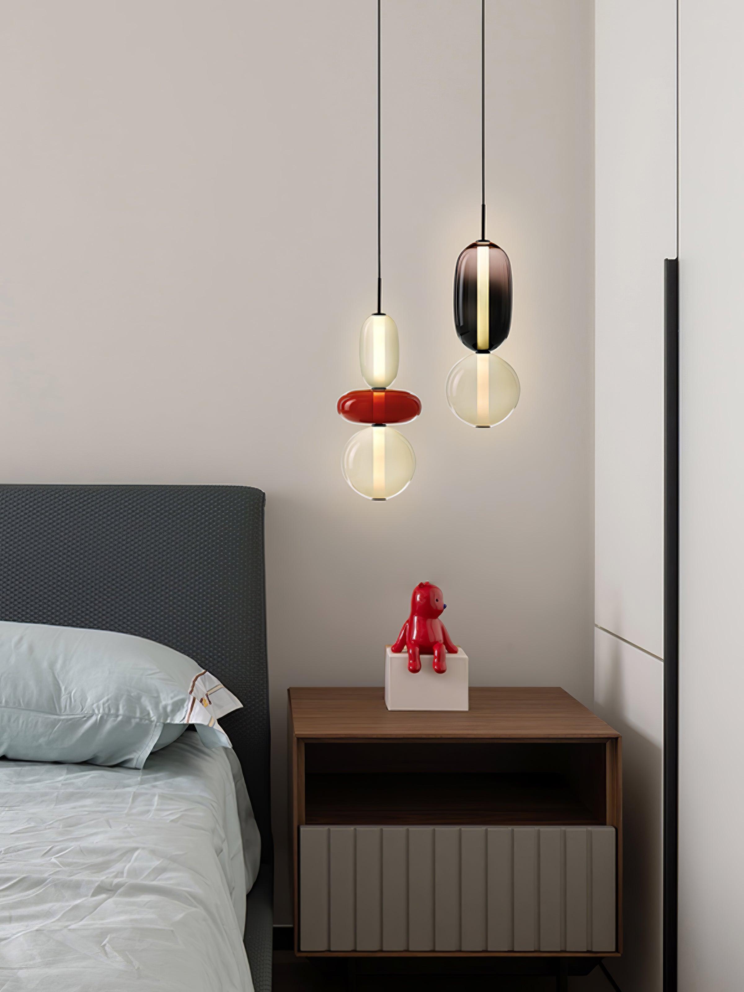 Lioraena Candied Glass Cluster Pendant Light